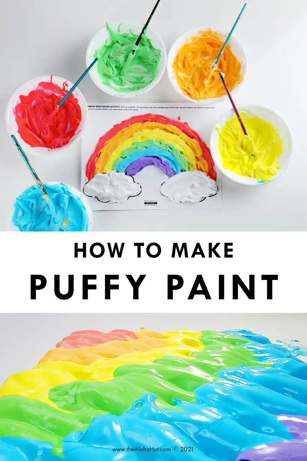 Puffy Paint Art Recipe - Pre-K Printable Fun