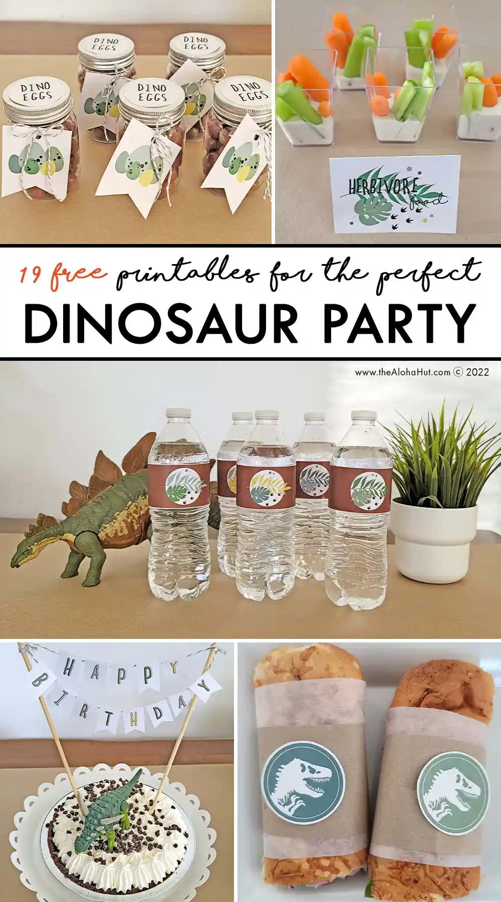 Jurassic World Camp Cretaceous Party Ideas - Dinosaur Party Ideas - free printable party decor & games