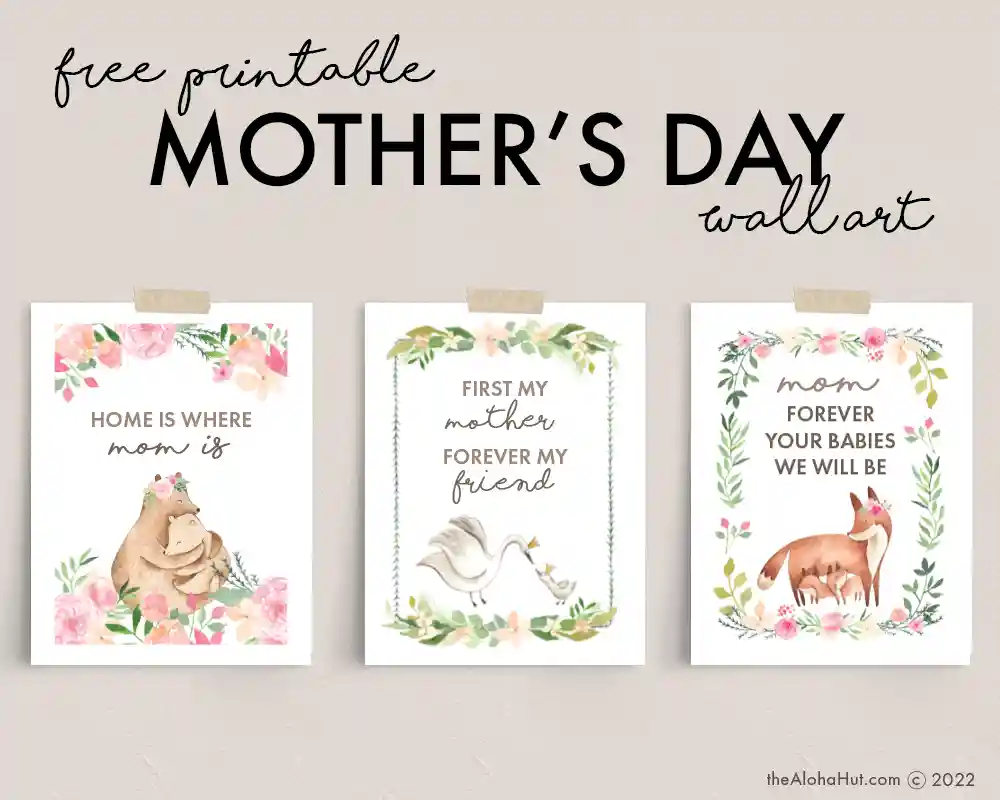 Mother's Day Cards & Questionnaire