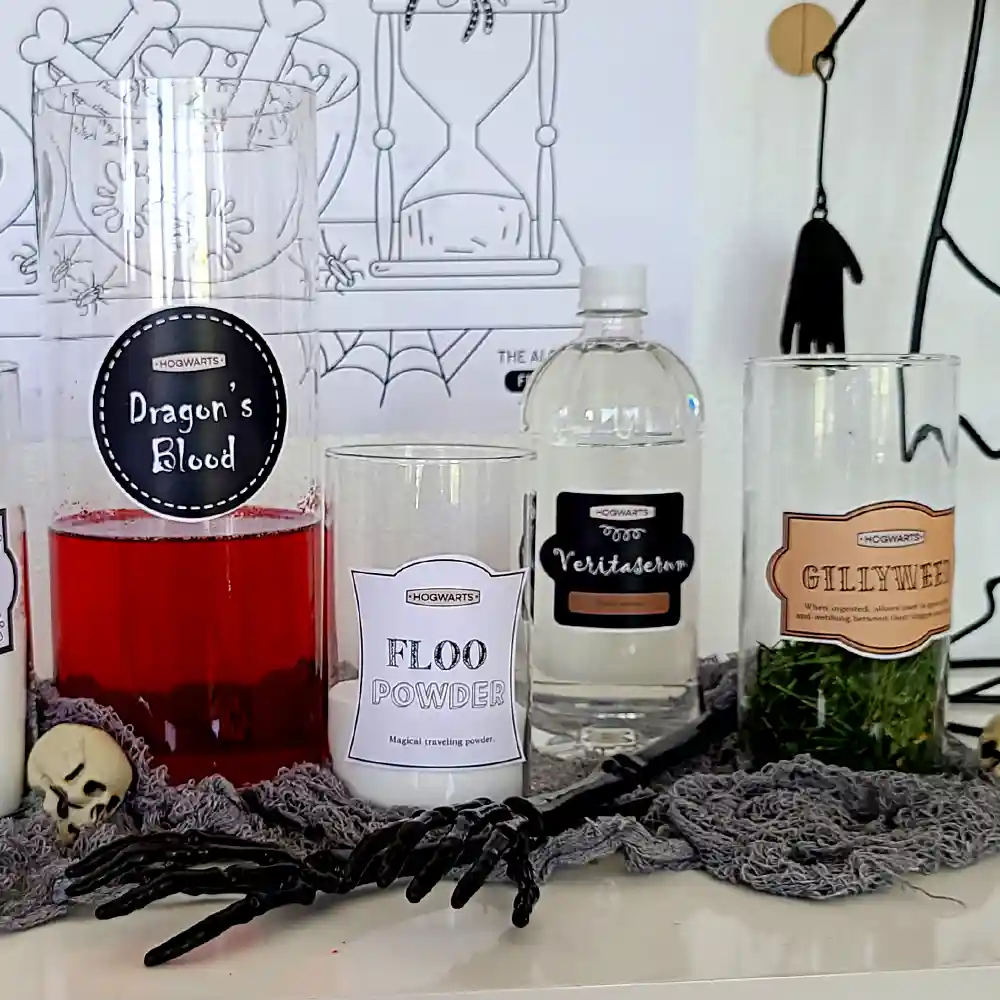 Harry Potter Party Ideas - Potions Class - kid science - free printable