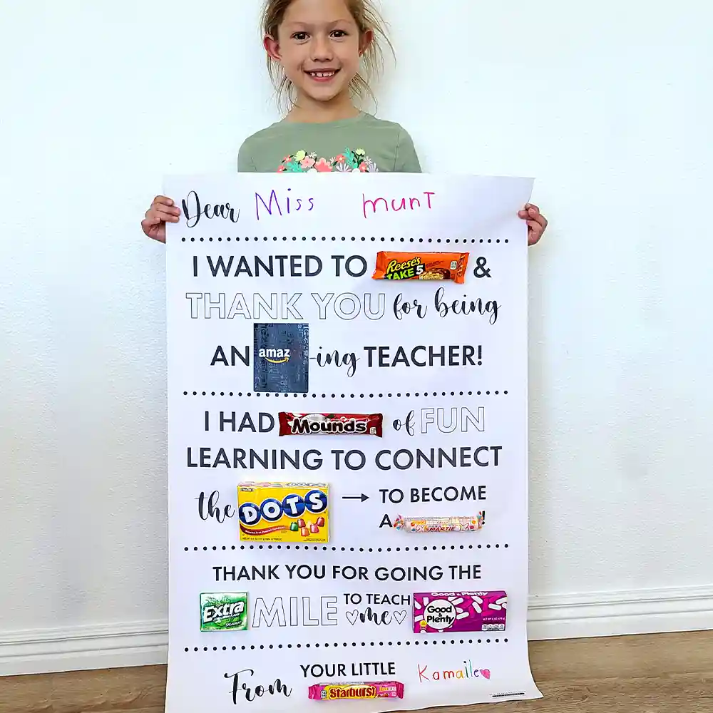 Teacher Appreciation Candy Posters