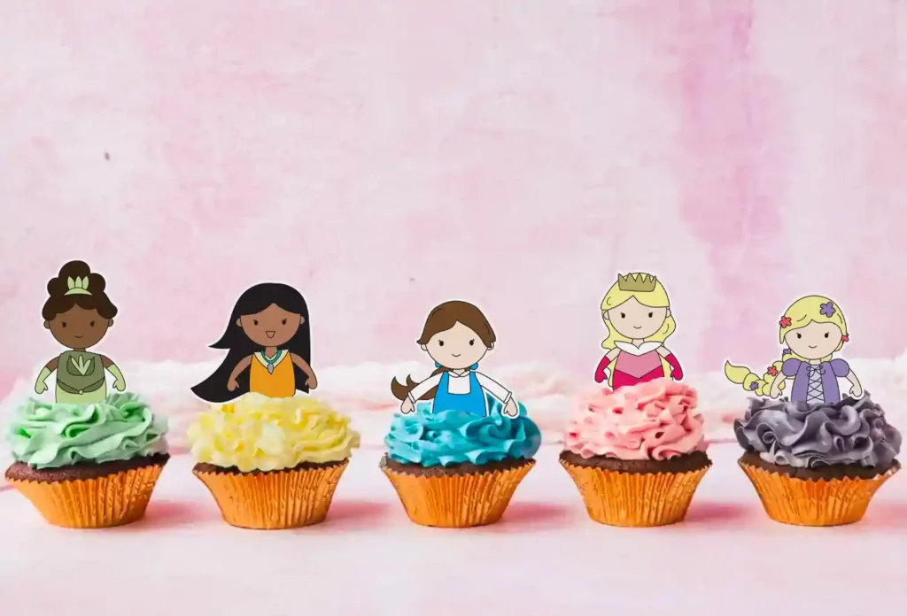 Disney Princess Cupcake Toppers
