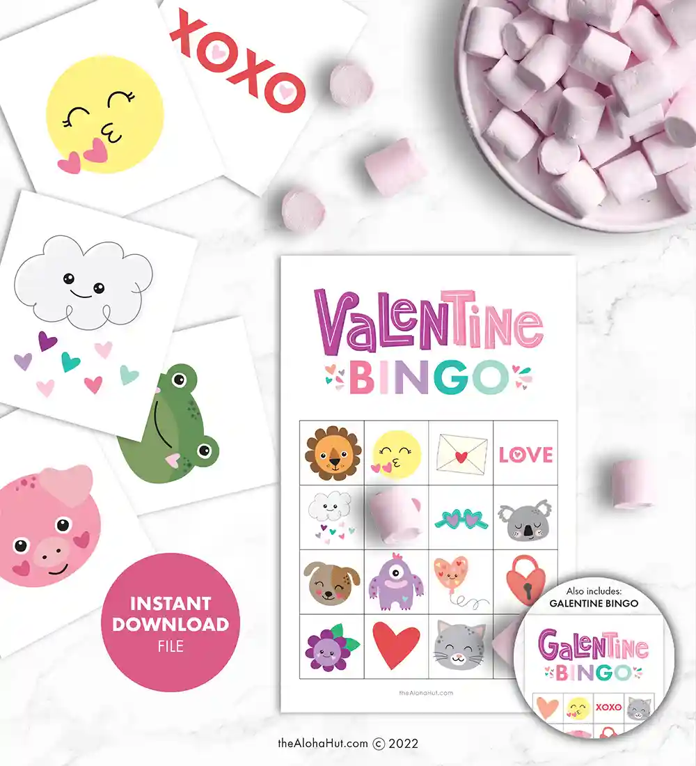 Valentine's Day Classroom Party Ideas - Bingo