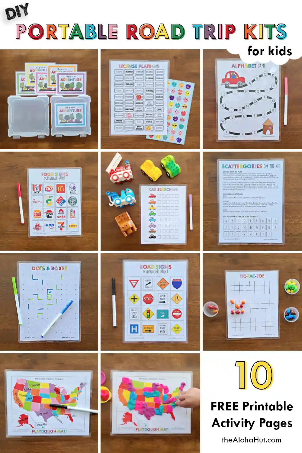 26 Road Trip Printables for Kids  Kid travel kit, Kids travel activities,  Travel diy