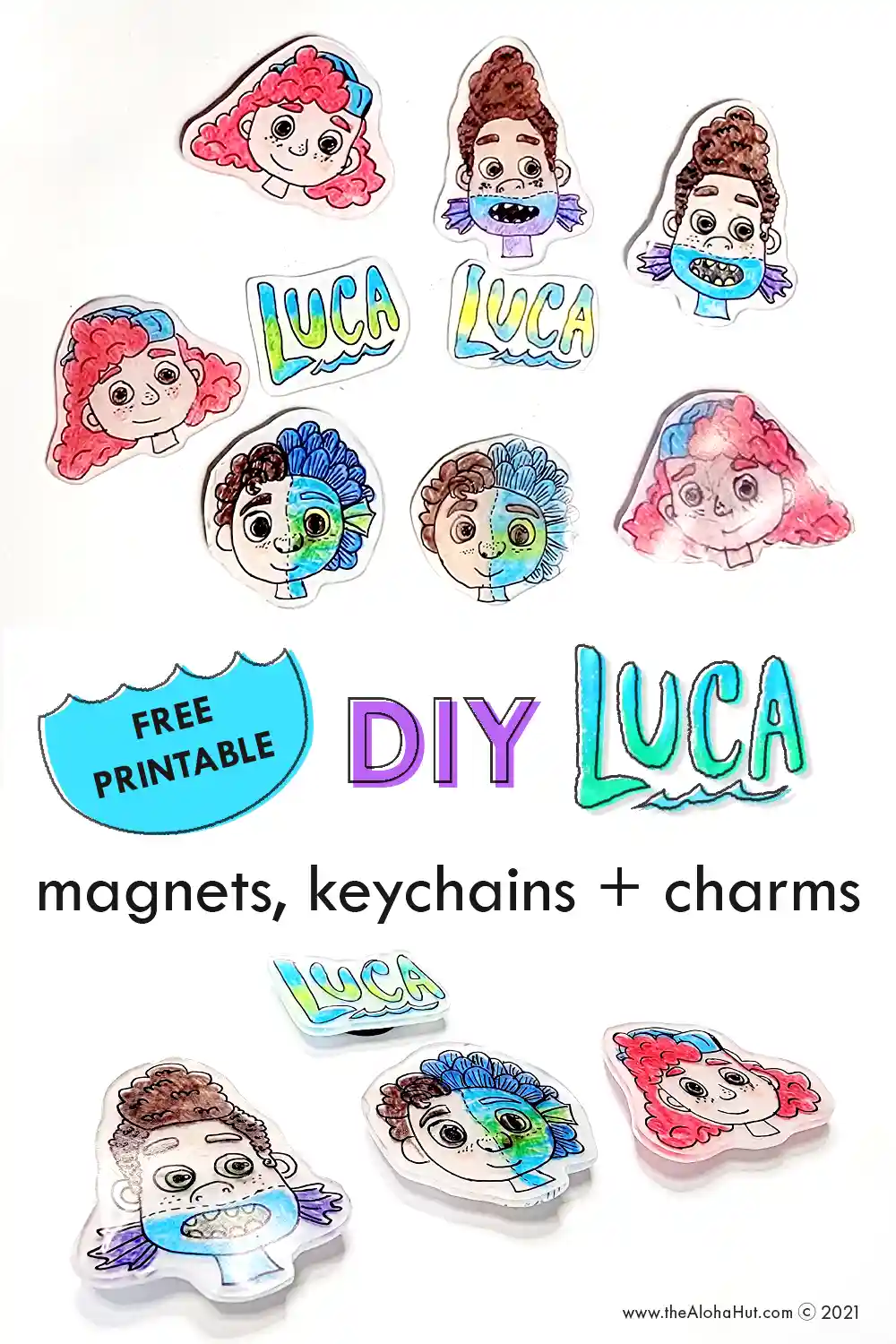 CUTE UNICORN SHRINKY DINK CHARMS Mad in Crafts