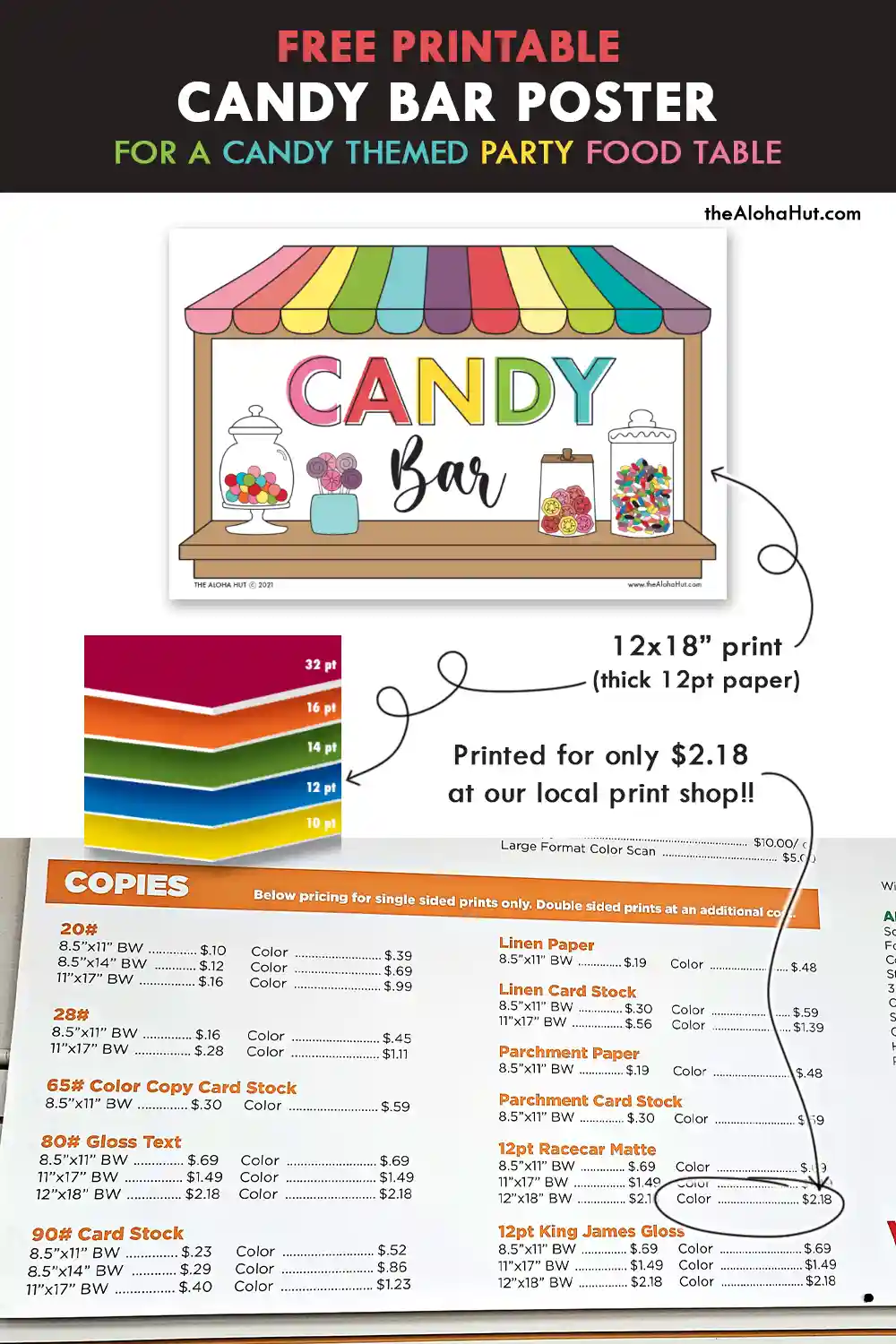 Teacher Appreciation Week - Candy Bar Theme - free printable - sign