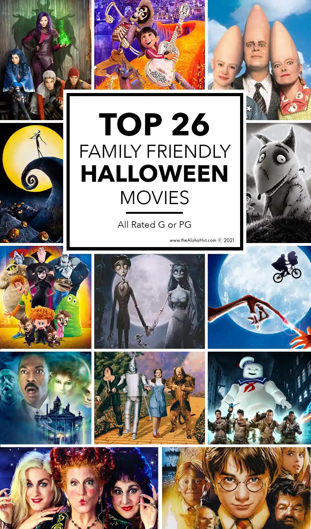 Family Friendly Halloween Movies - Top Halloween Movies List for Kids