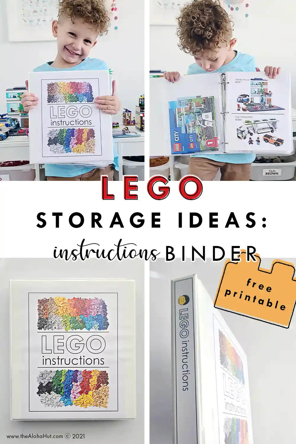 DIY: #Lego Storage from a large plastic snack container. See how @obSEUSSed