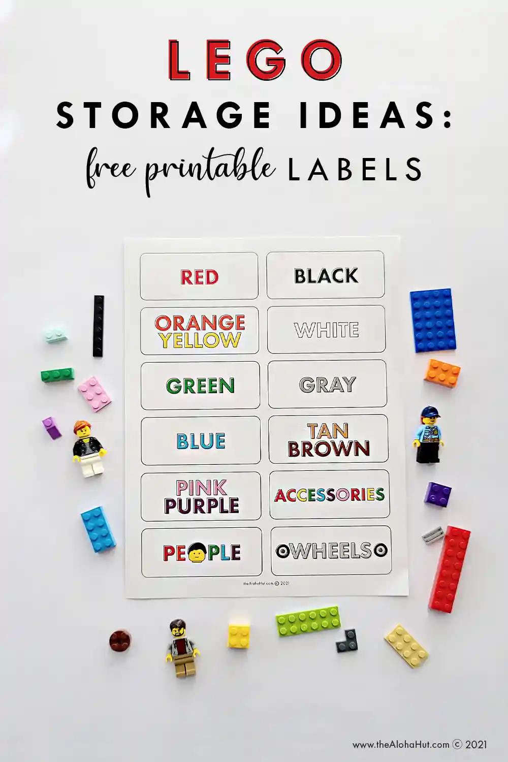 The Magical LEGO Organizing Solution & Free Printable Labels