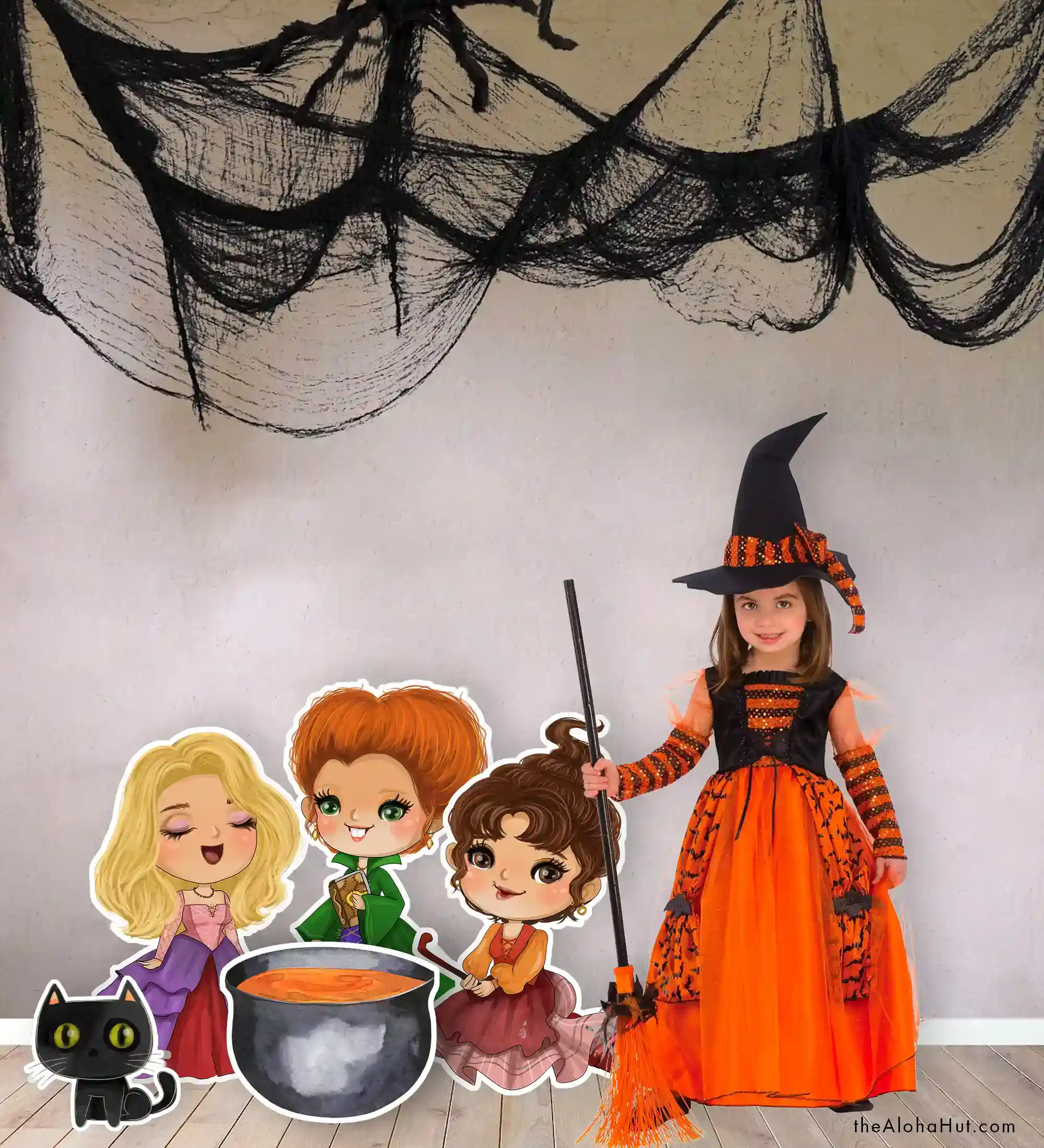 Hocus Pocus Halloween Party Ideas - Large Decor Props