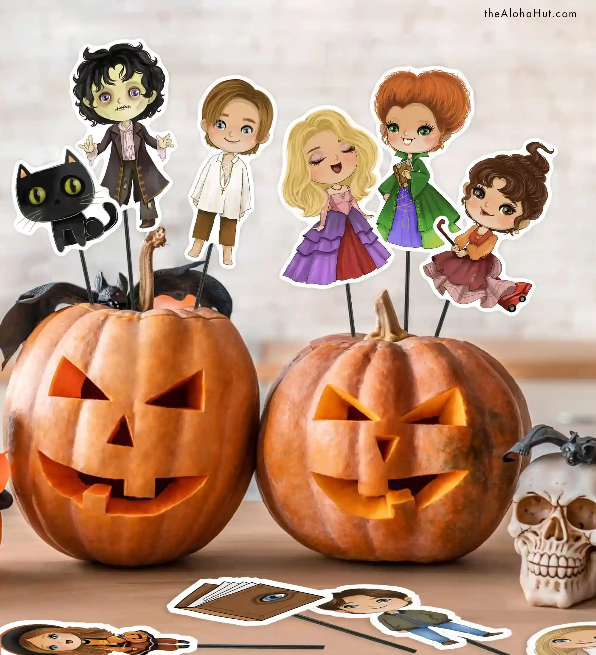 Hocus Pocus Halloween Party Ideas - Centerpieces