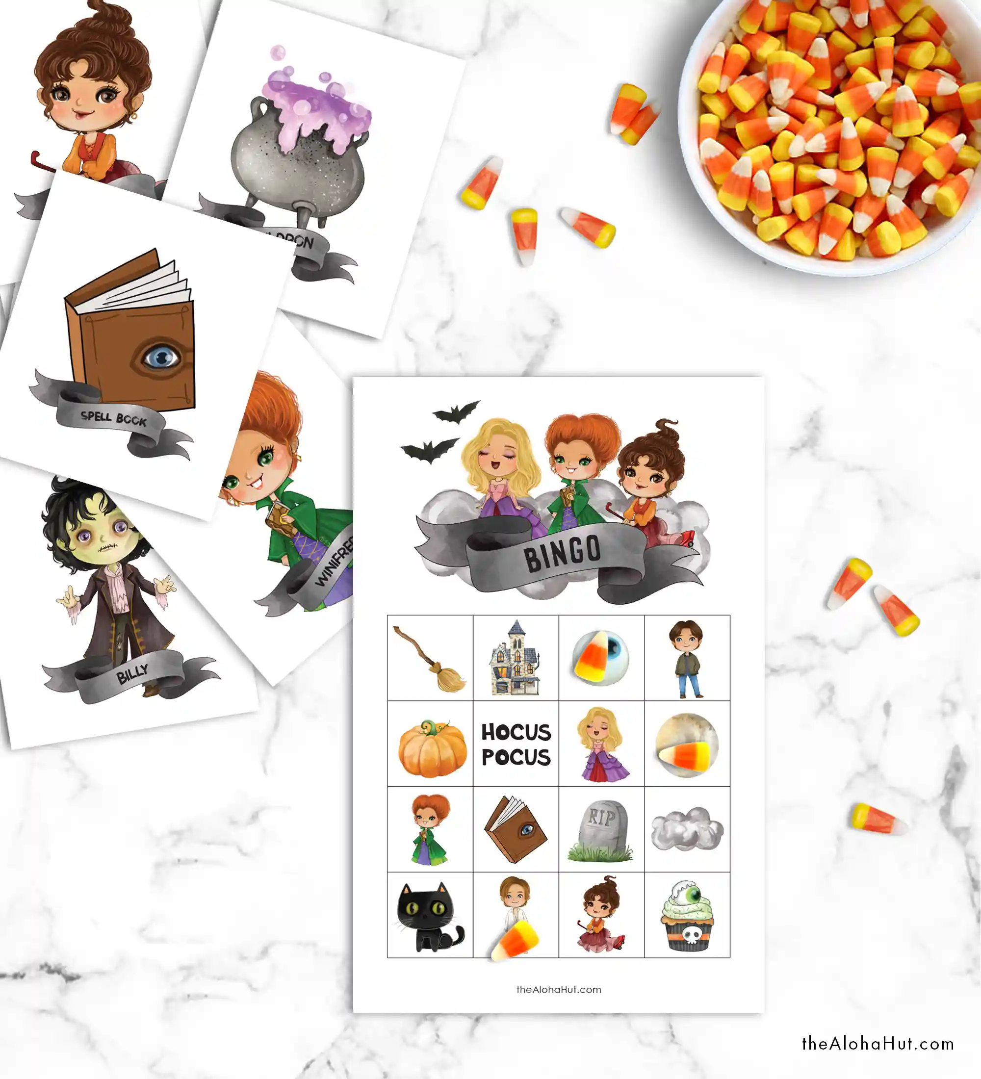 Hocus Pocus Halloween Party Ideas - Bingo Game