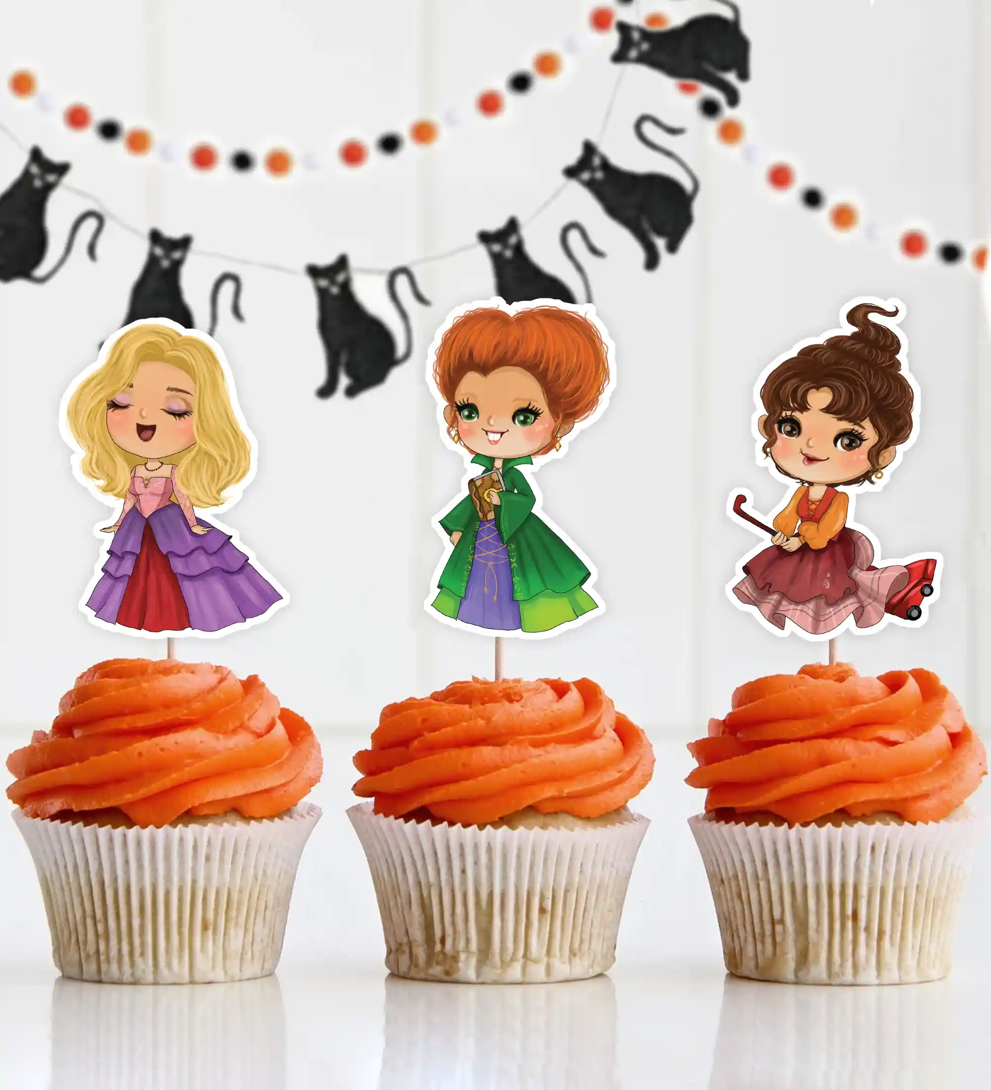 Hocus Pocus Cupcake Toppers