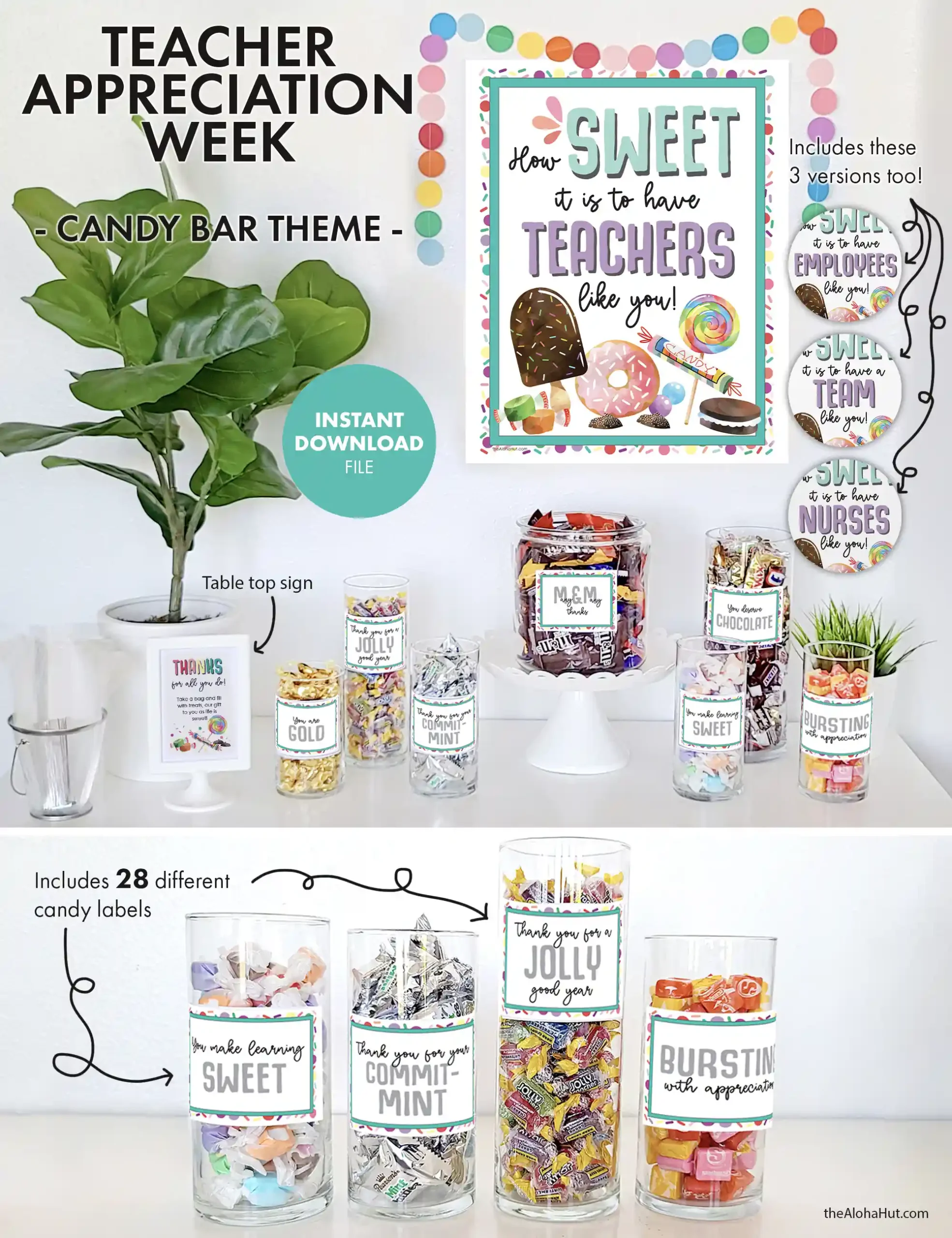 Candy Bar Teacher Appreciation Gifts - Crazy Little Projects