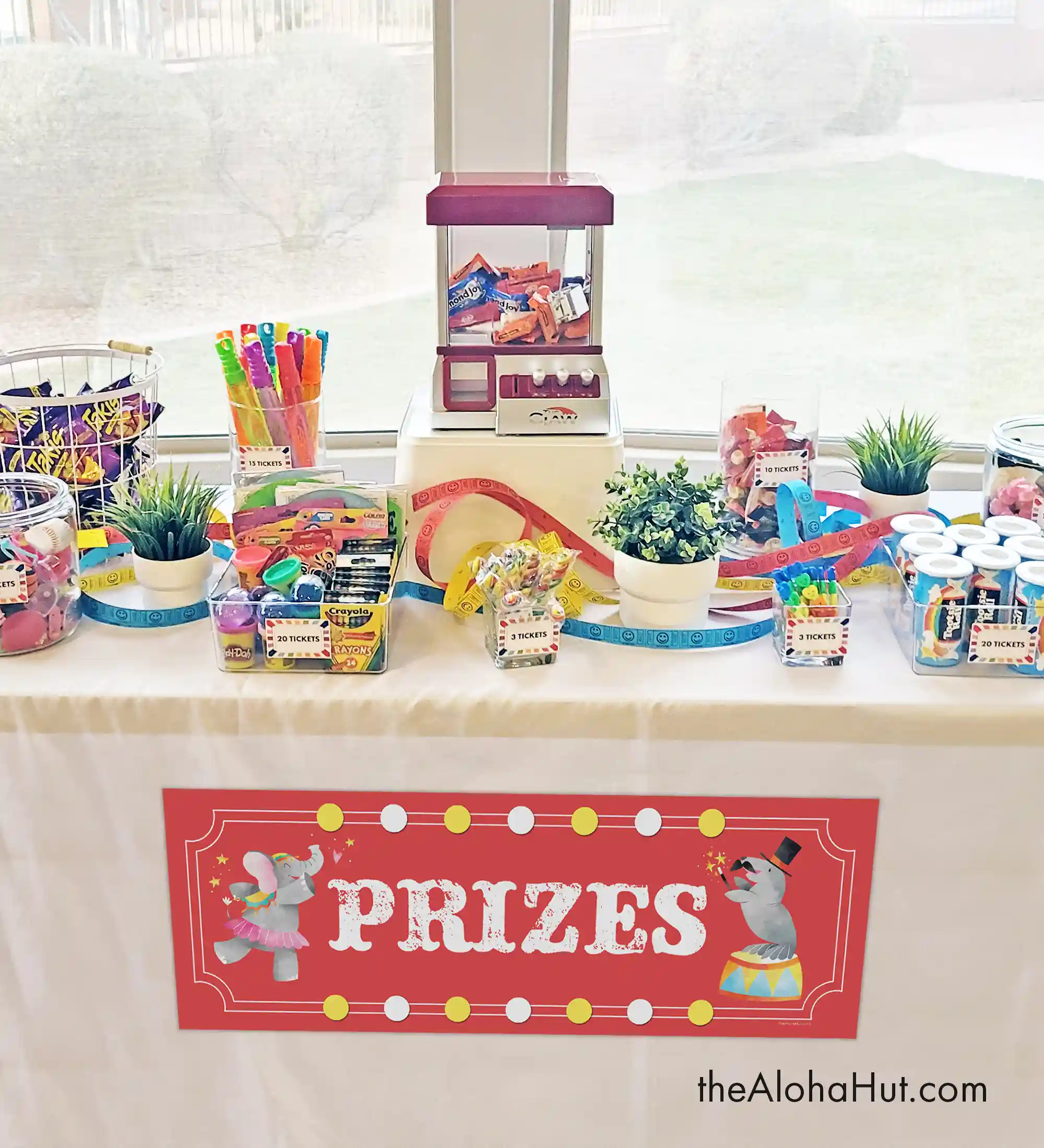 Carnival Party Ideas - Prize Sign