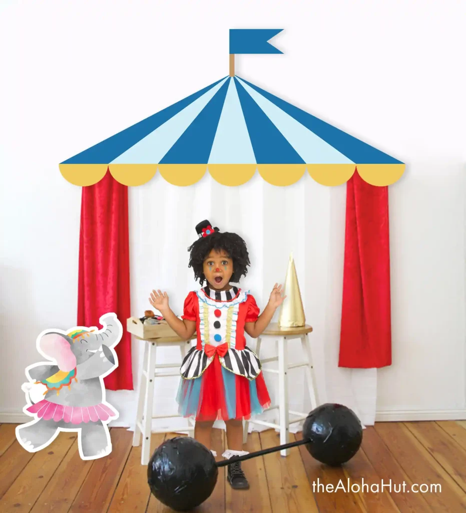Carnival Party Ideas - photo booth backdrop