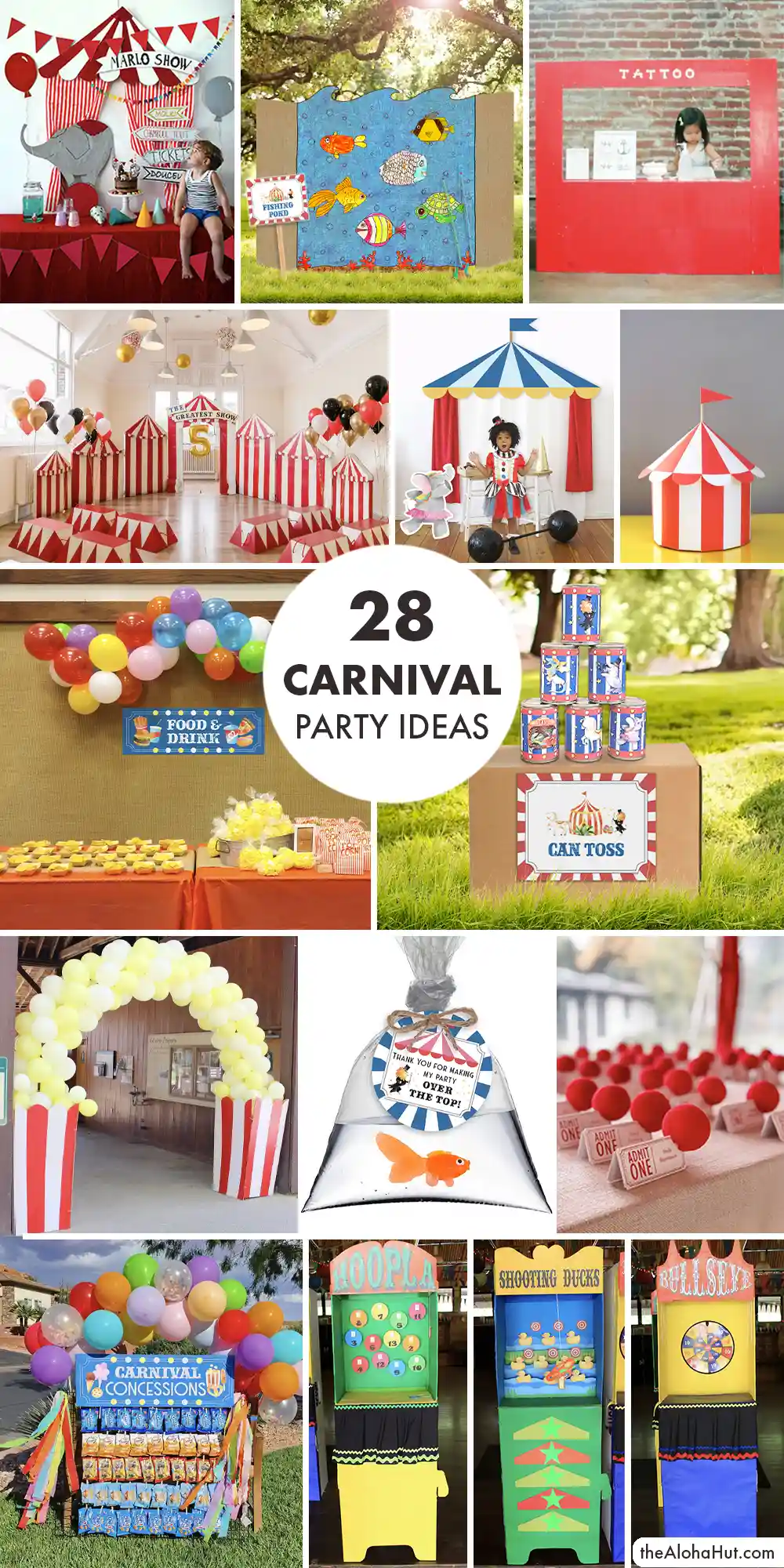 DIY Carnival Party Ideas plus free printable!  Carnival party, Carnival  birthday parties, Carnival birthday