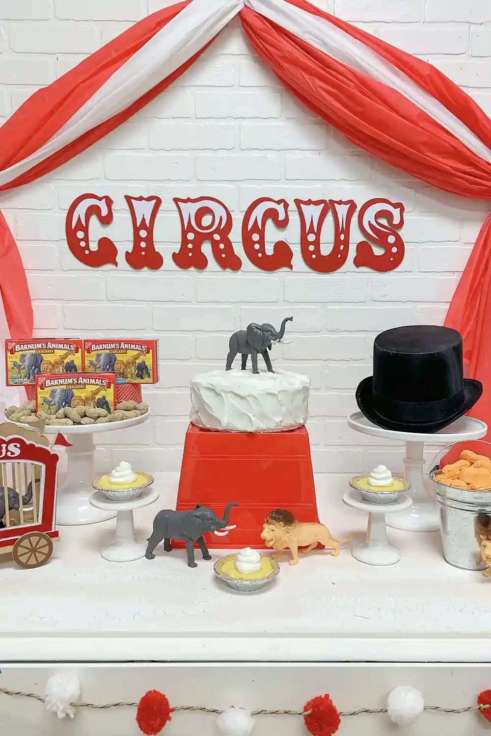 Carnival Party Ideas - Circus Party Food Table by Every Day Party Mag
