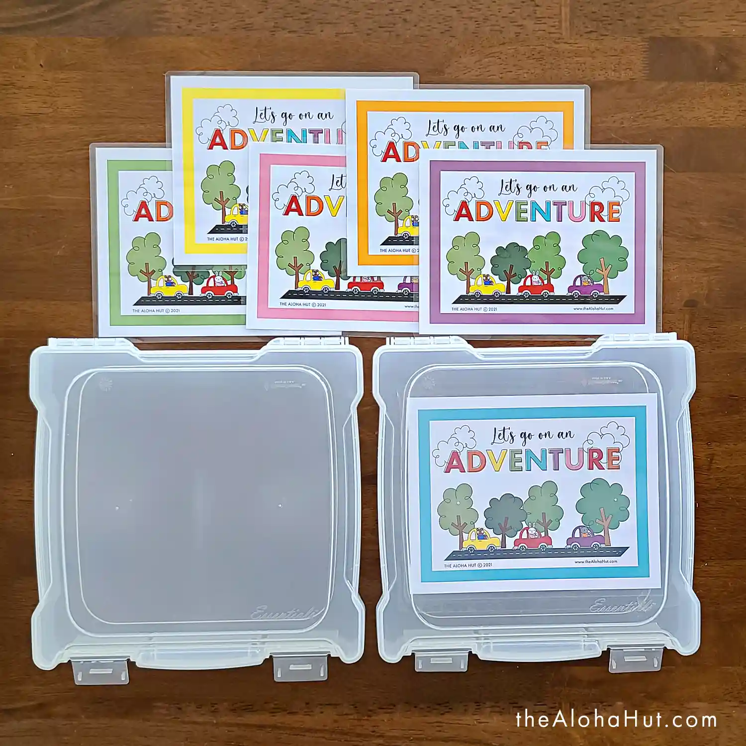 DIY Portable Road Trip Kits - 10 Free Printable Activity Pages - Travel Games - Cover Page