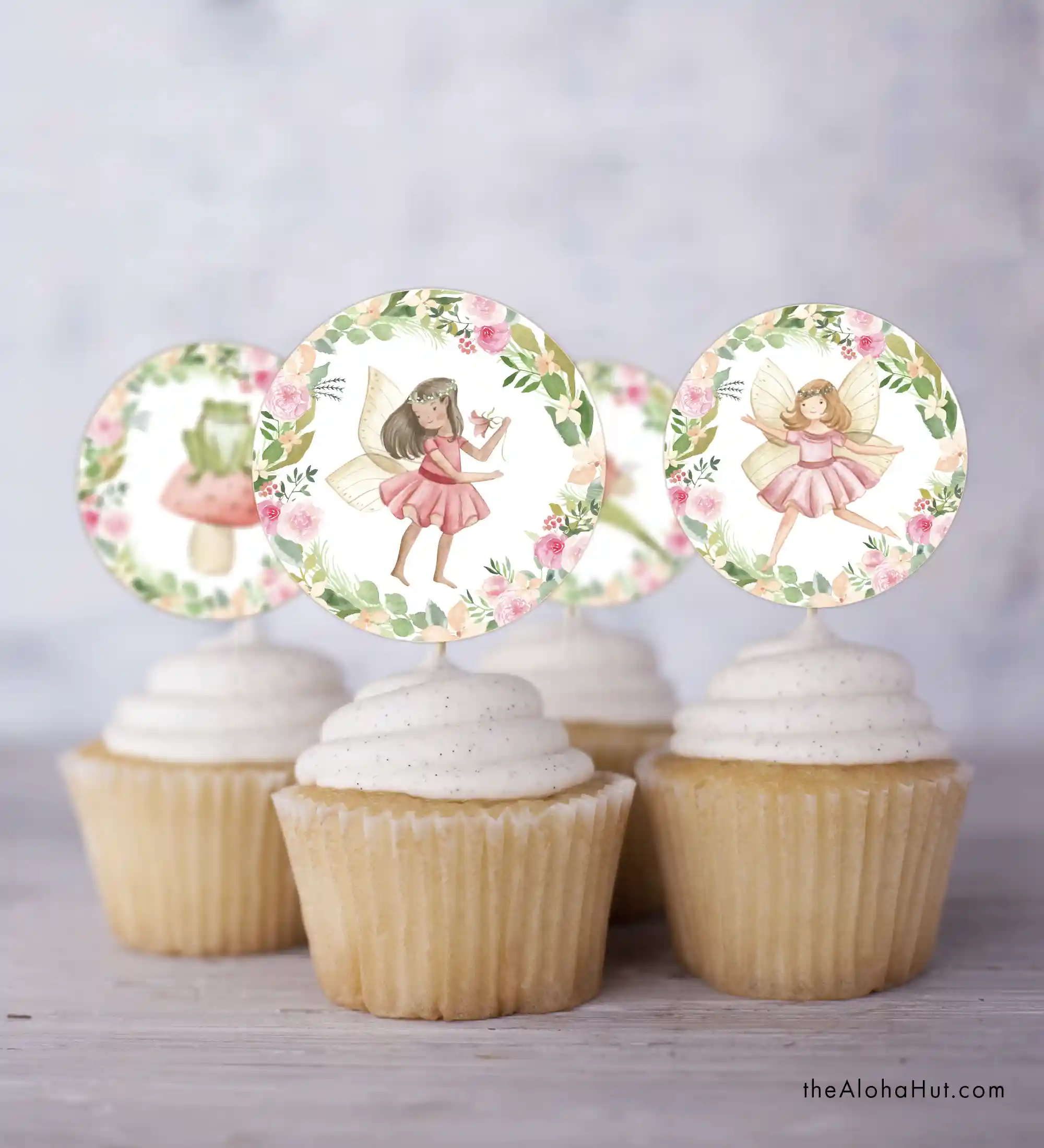 Fairy Party Ideas - Fairy Cupcake Toppers