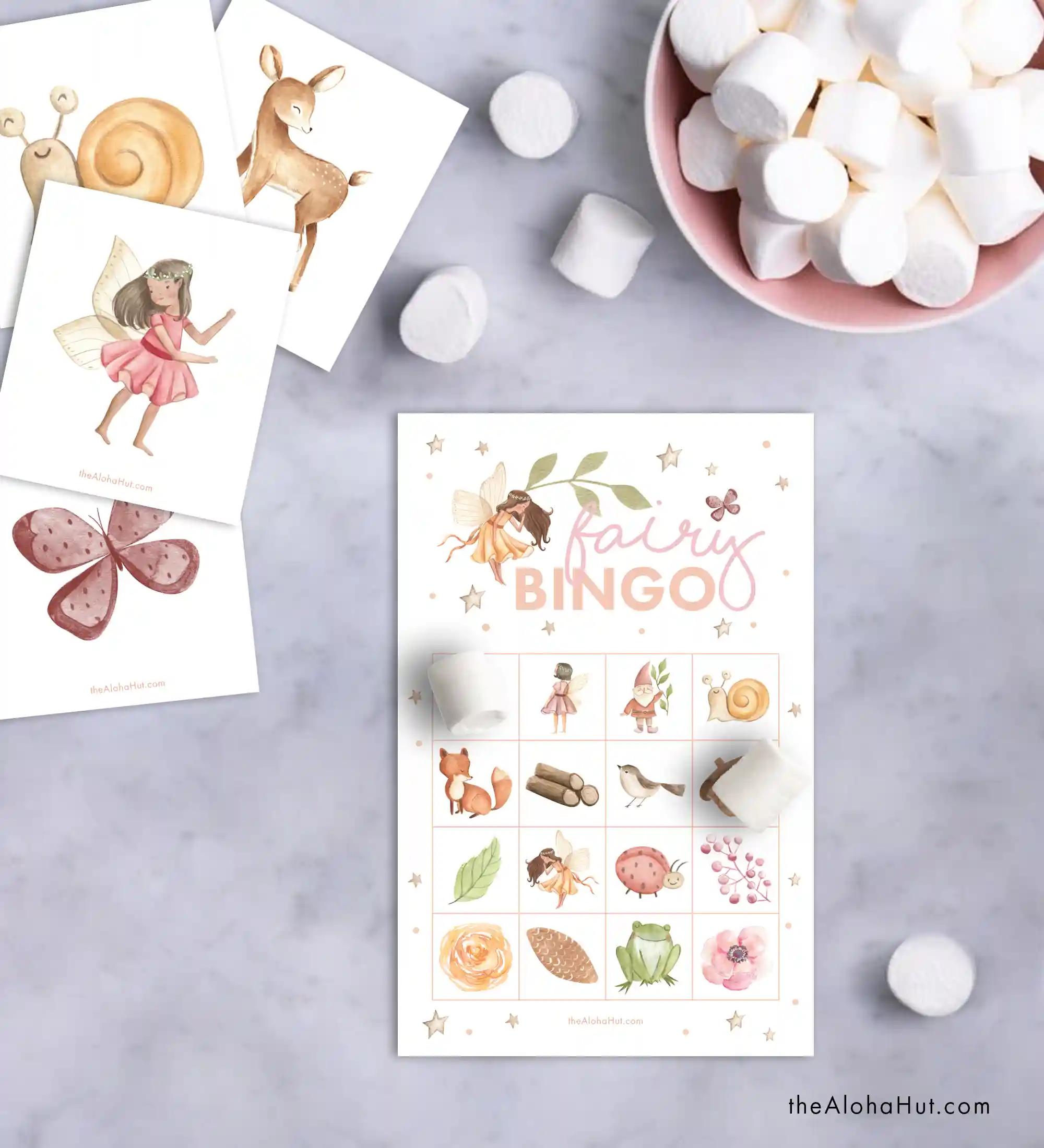 Fairy Party Ideas - Fairy Bingo Game