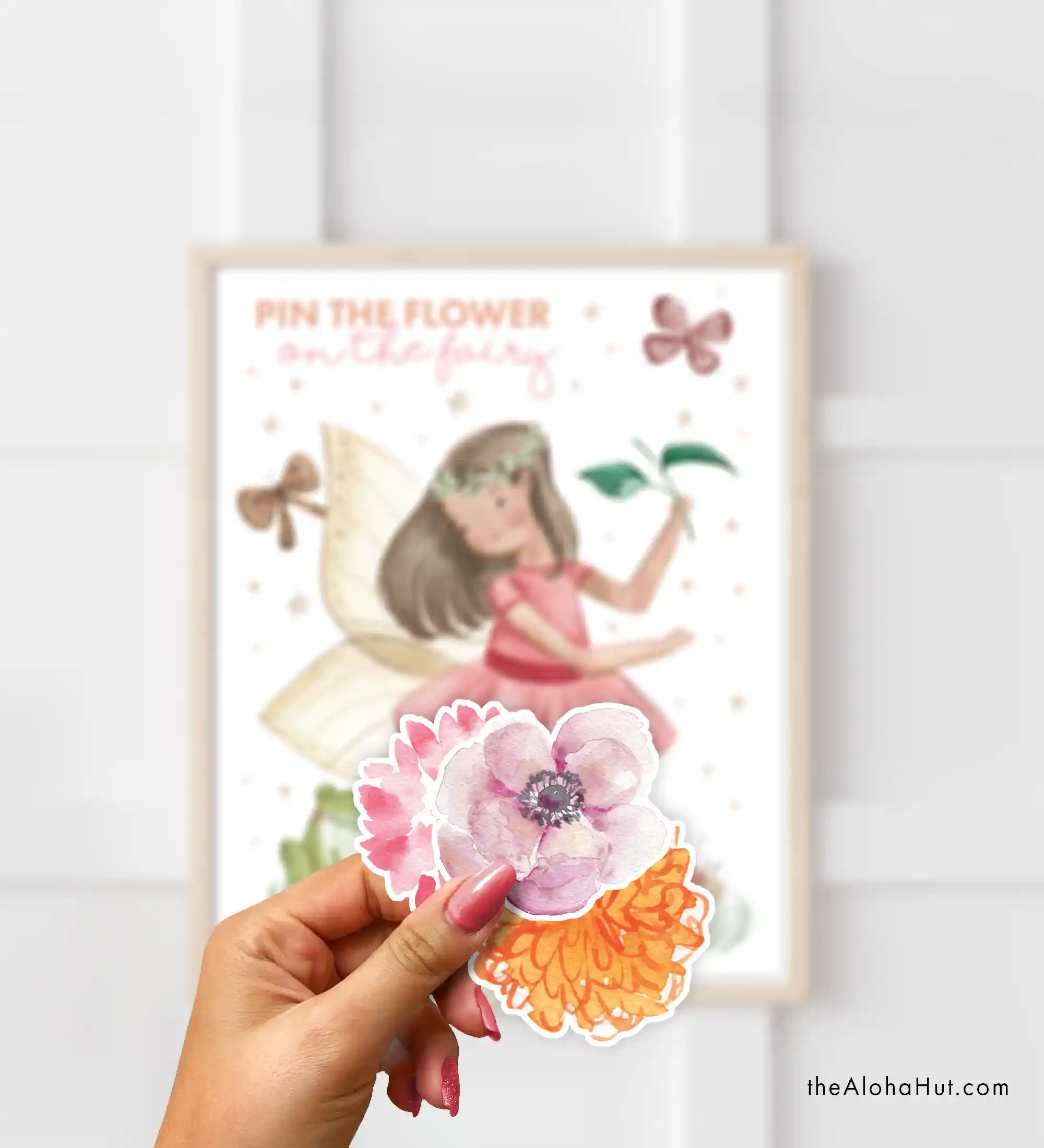 Fairy Party Ideas - Fairy Game - Pin the Flower on the Fairy