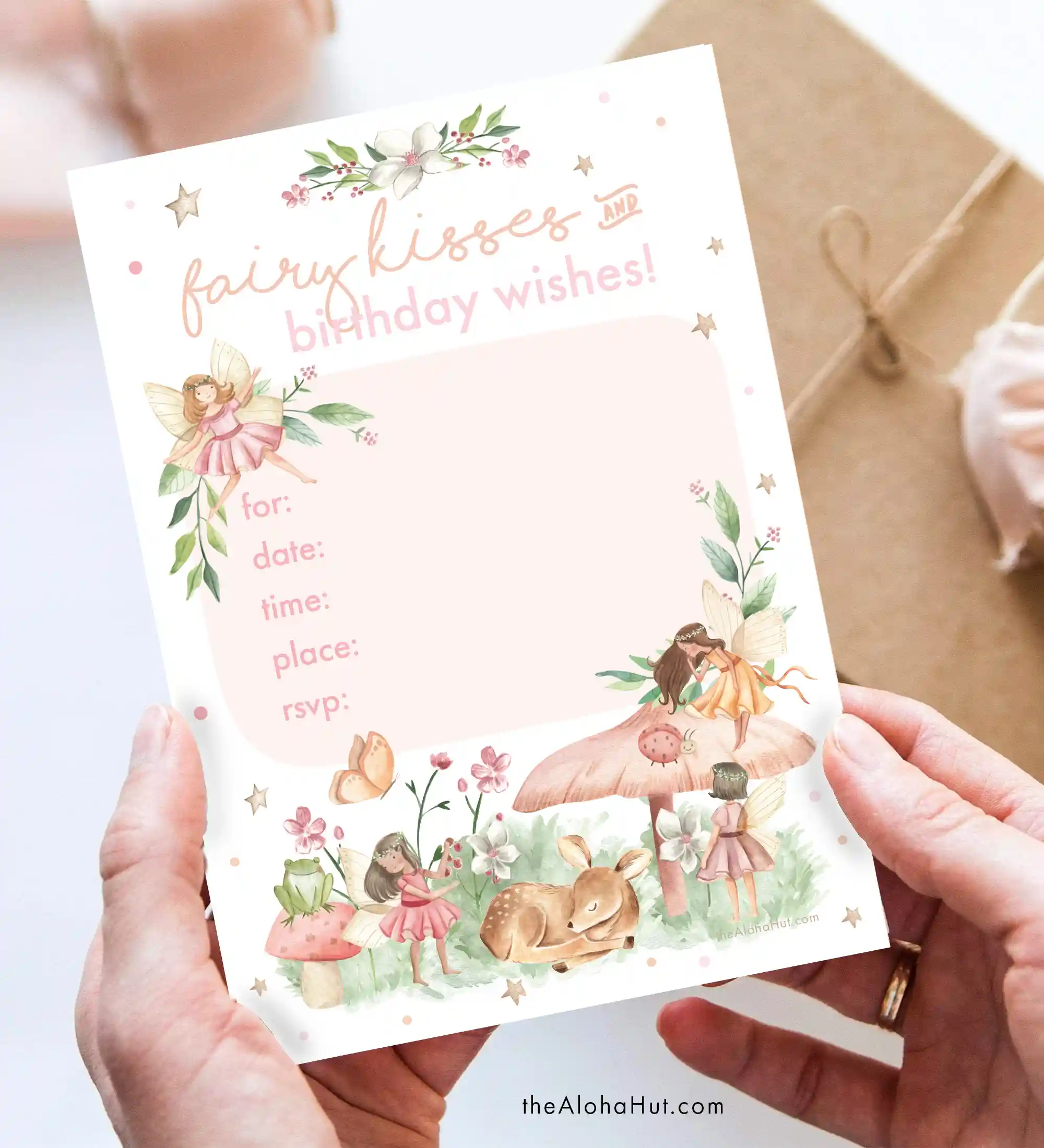 Fairy Party Ideas - Fairy Invitations