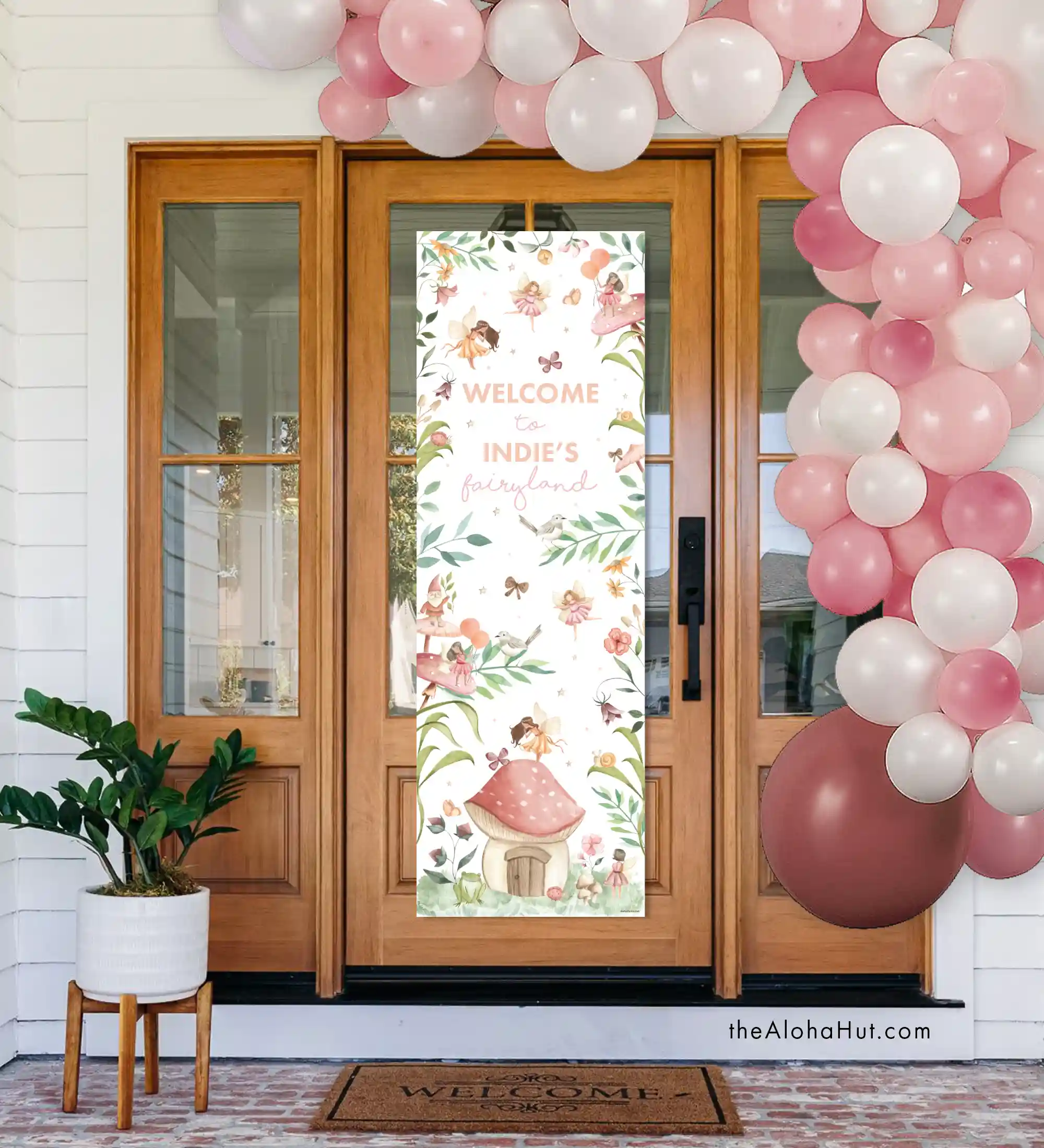 Fairy Party Ideas - Personalized Fairy Door Poster