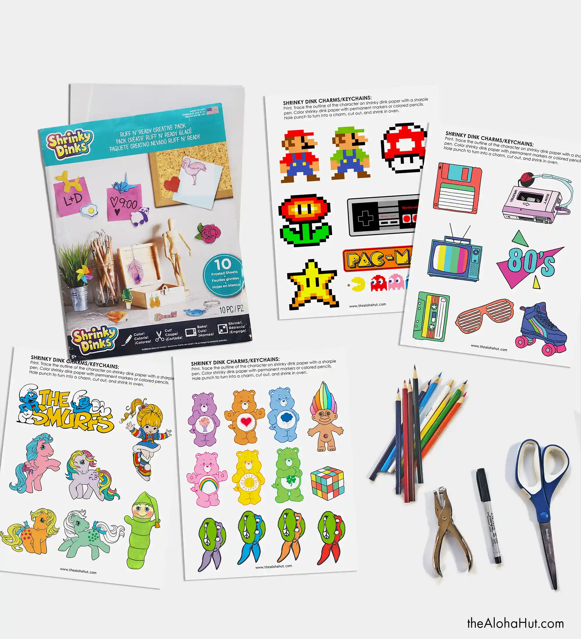 Caine's Arcade - Cardboard Arcade Kids Activity - 80's toy Shrinky Dinks