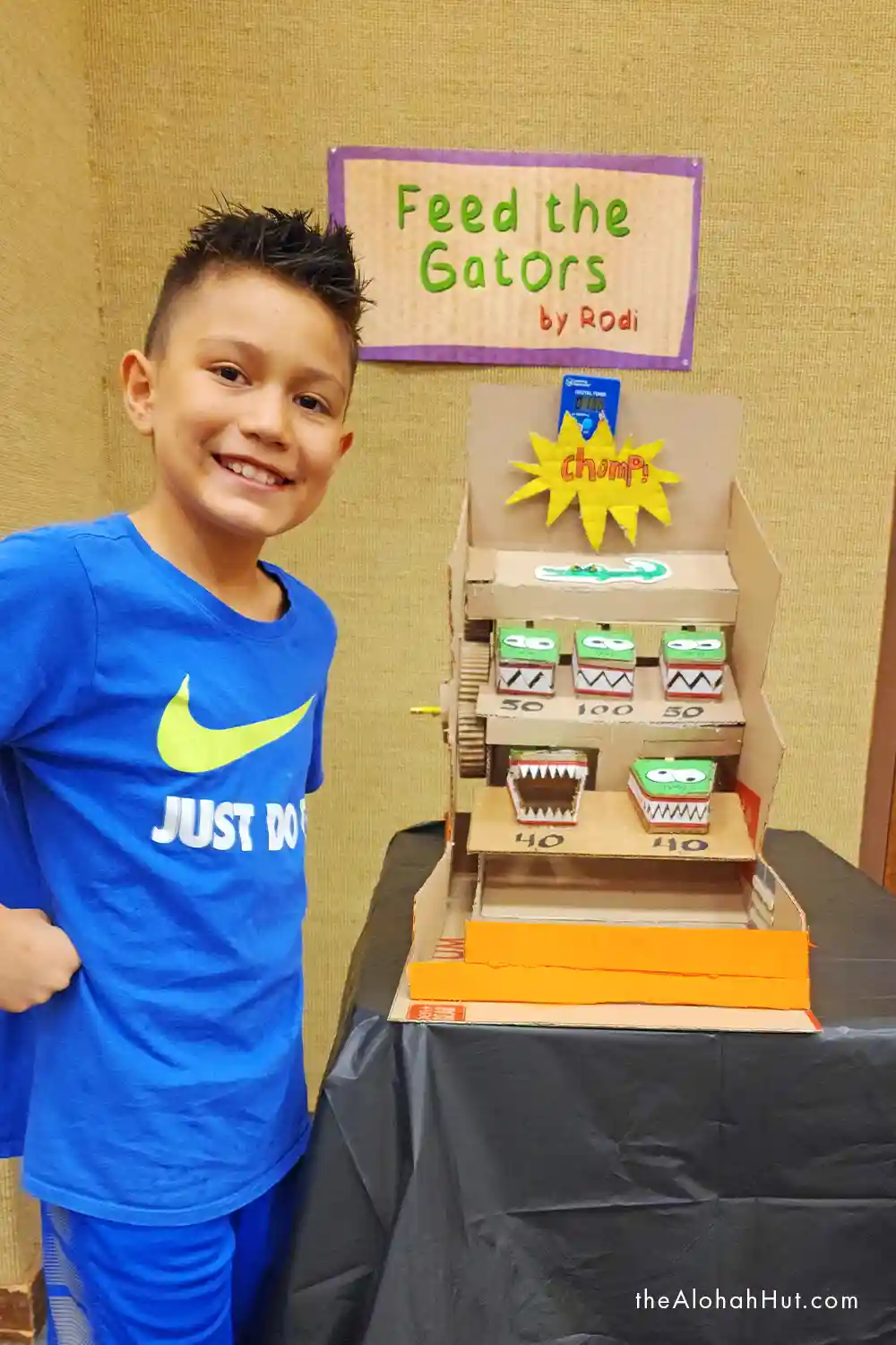 Caine's Arcade - Cardboard Arcade Kids Activity - DIY Feed the Gators