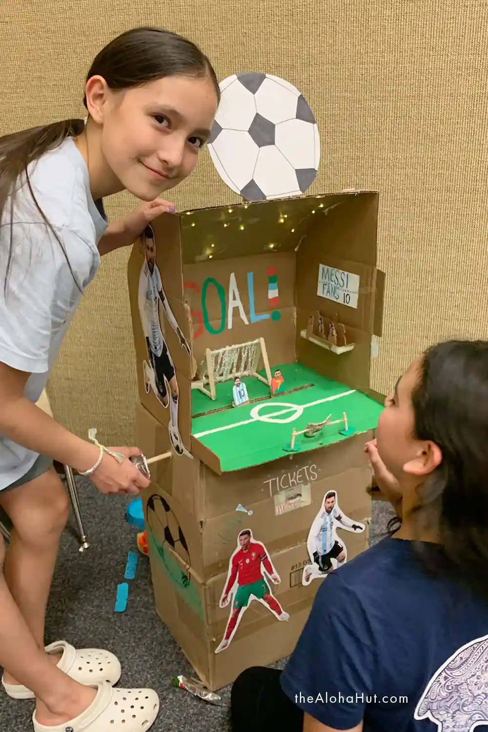 Caine's Arcade - Cardboard Arcade Kids Activity - DIY Soccer Penalty Shoot Out