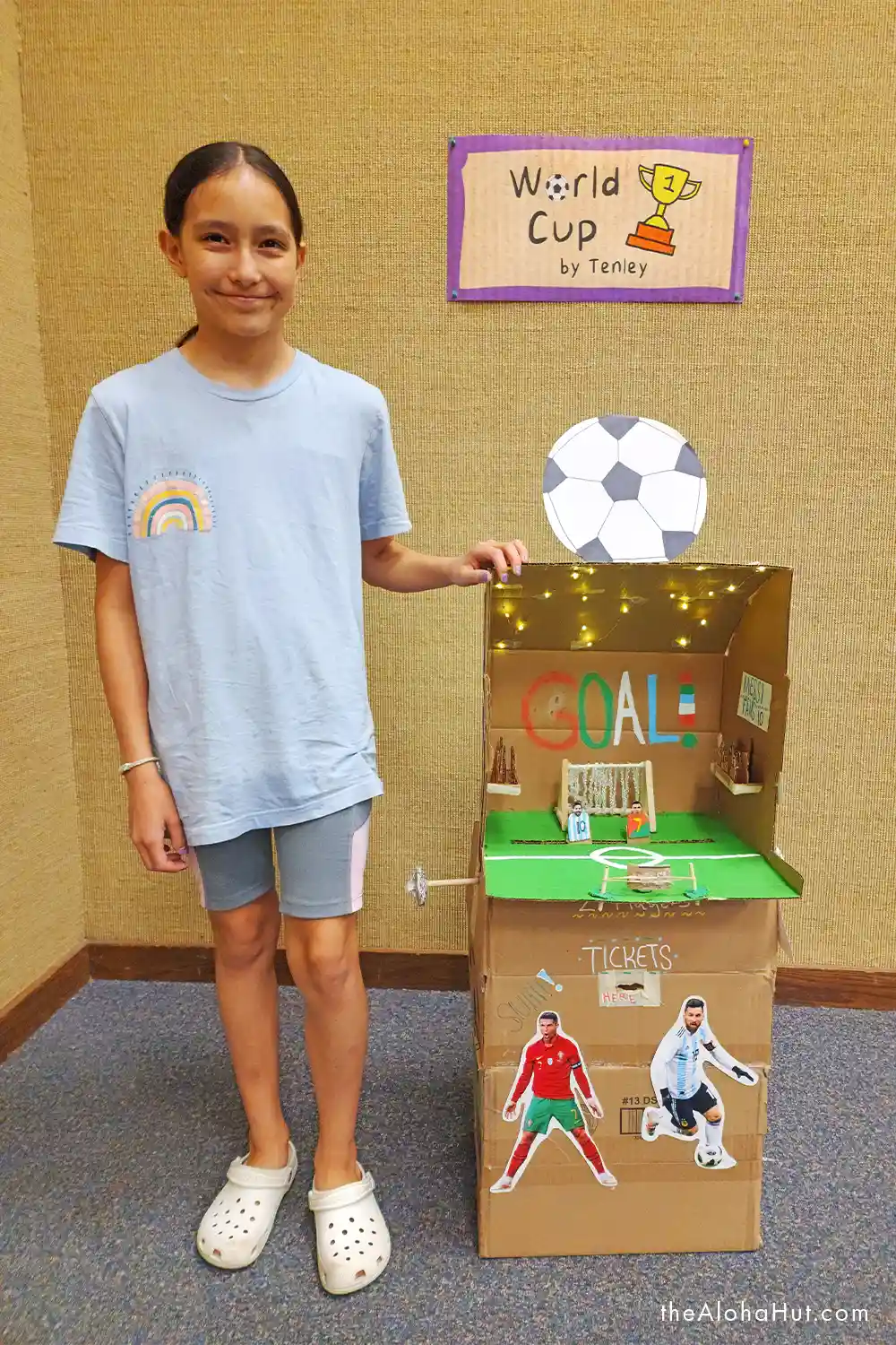 Caine's Arcade - Cardboard Arcade Kids Activity - DIY World Cup Arcade Game