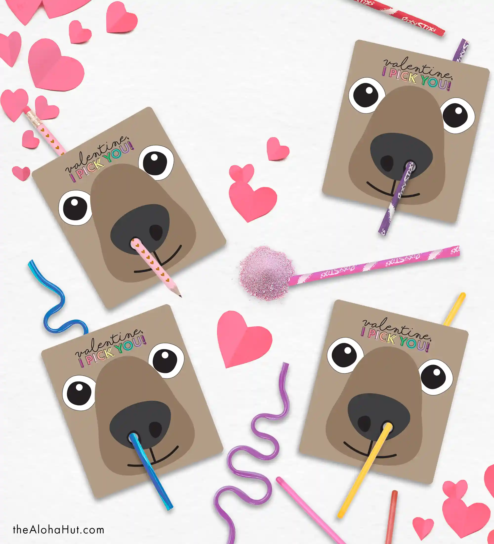 Fun & Easy Kids Valentine's Day Card Ideas - Valentine, I Pick You