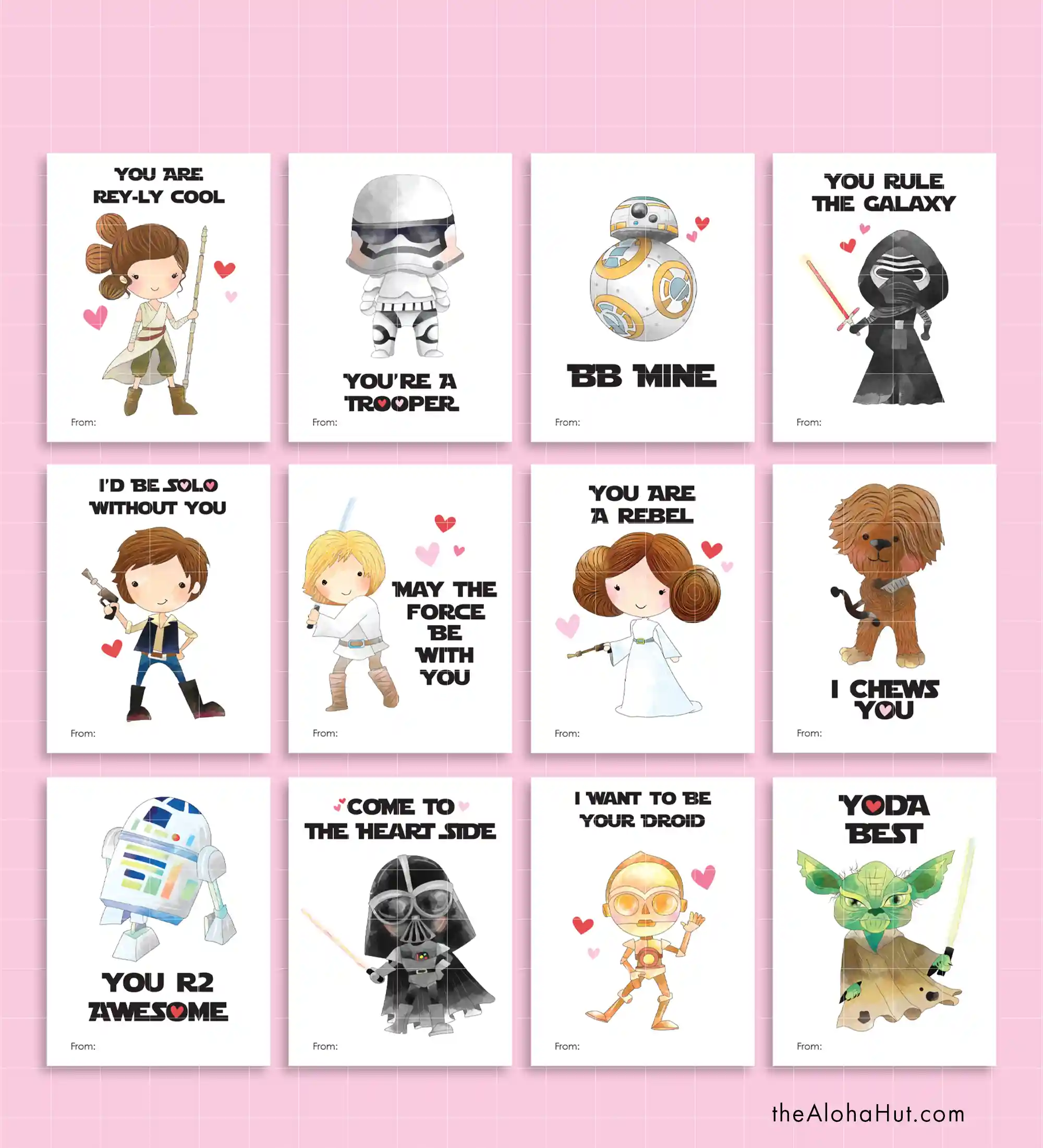 Fun & Easy Kids Valentine's Day Card Ideas - Star Wars Valentine