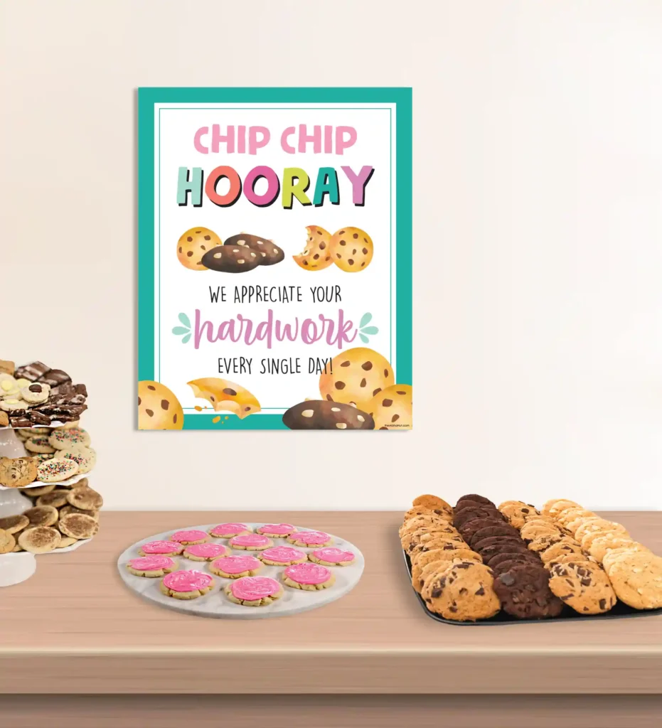 Cookie Teacher Appreciation Week Idea