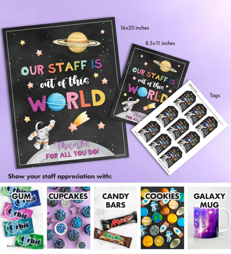 Galaxy Teacher Appreciation Week Idea