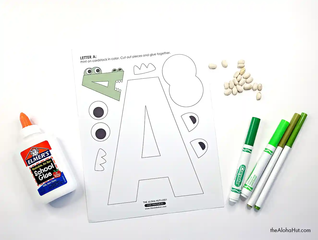 Alphabet Letter Crafts - Letter A