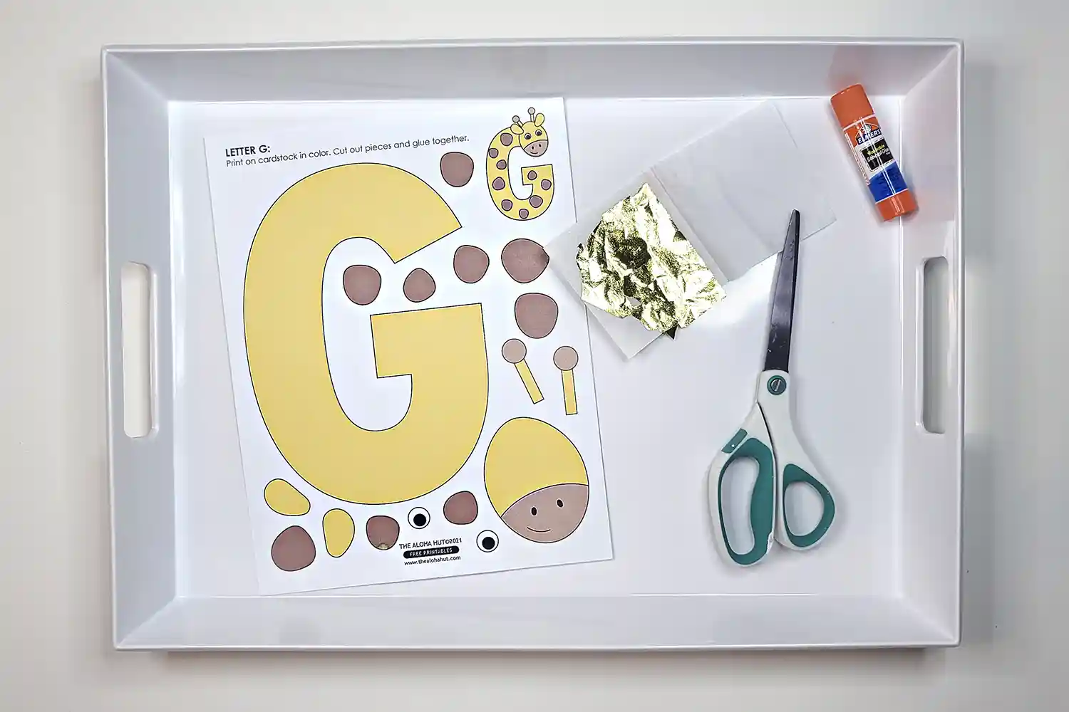 Alphabet Letter Crafts - Letter G