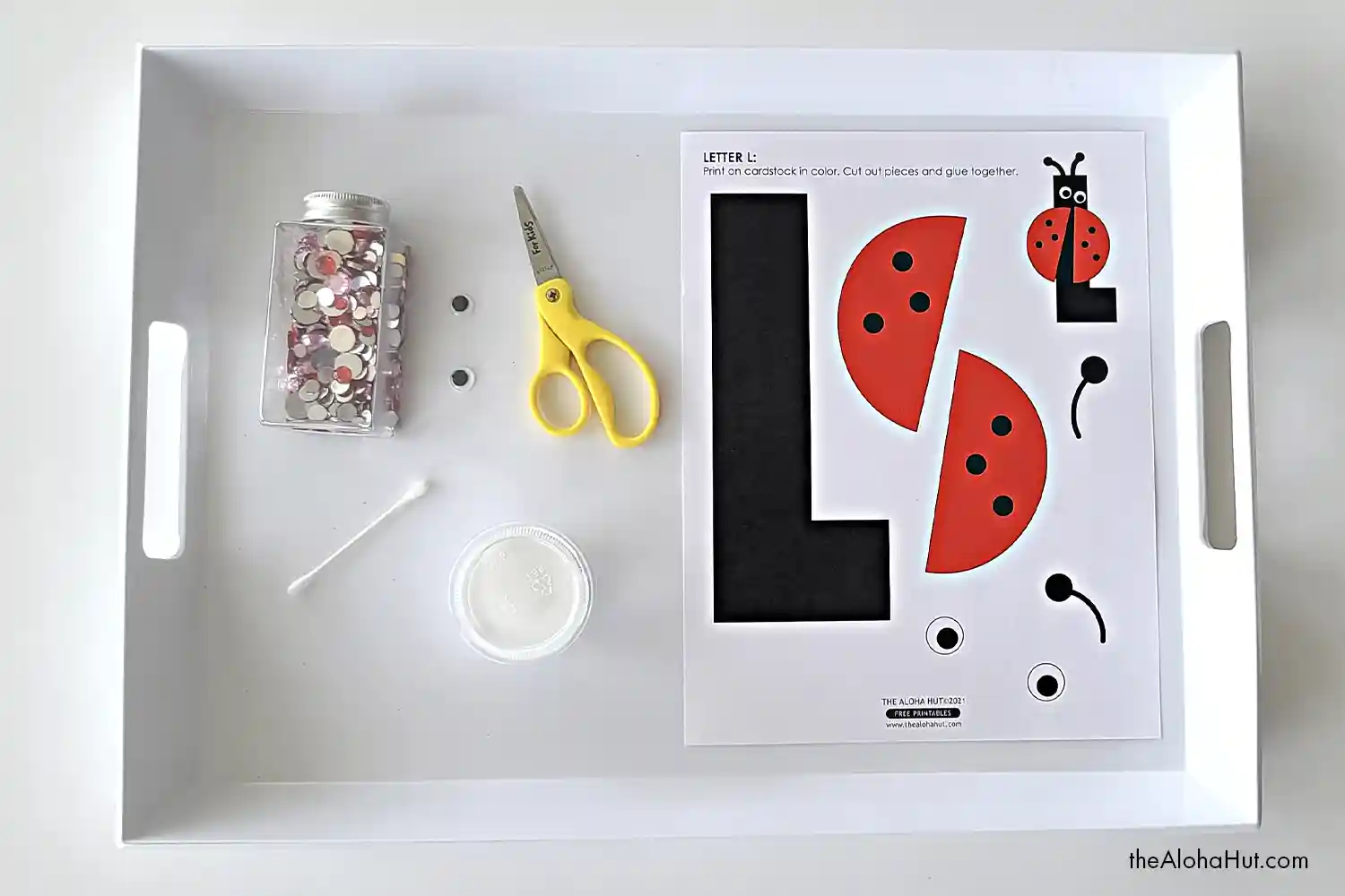 Alphabet Letter Crafts - Letter L