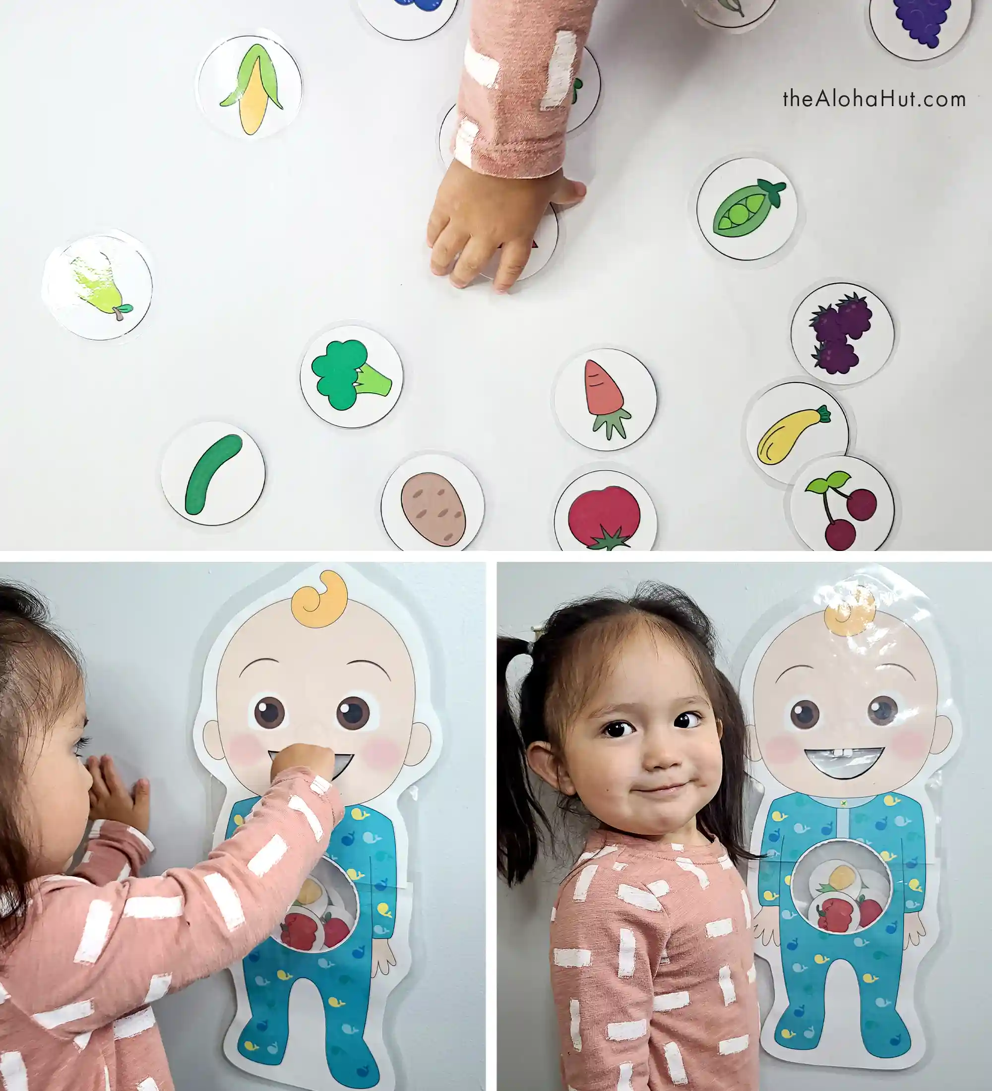 Cocomelon Feed Baby JJ Activity - fruits & veggies - toddler activity