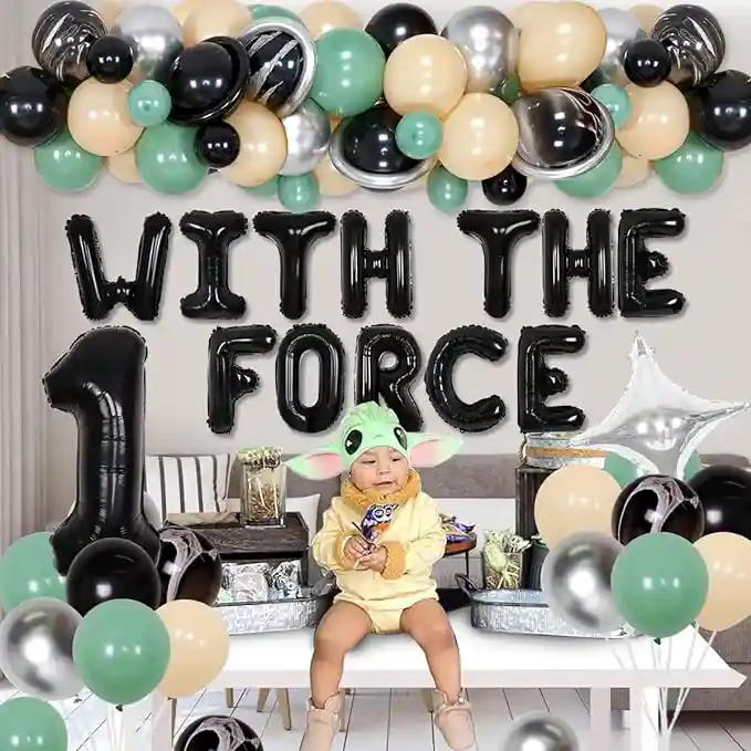 Star Wars party ideas, activities, birthday party games, decorations, and prints. Ideas and tips and tricks for throwing the best Star Wars themed kids birthday party, baby shower, or one with the force celebration. Includes Star Wars printable games, decorations (cupcake toppers, banners, gift tags, characters) and Star Wars party games (BINGO, scavenger hunt, pin the lightsaber on Yoda or Darth Vader).