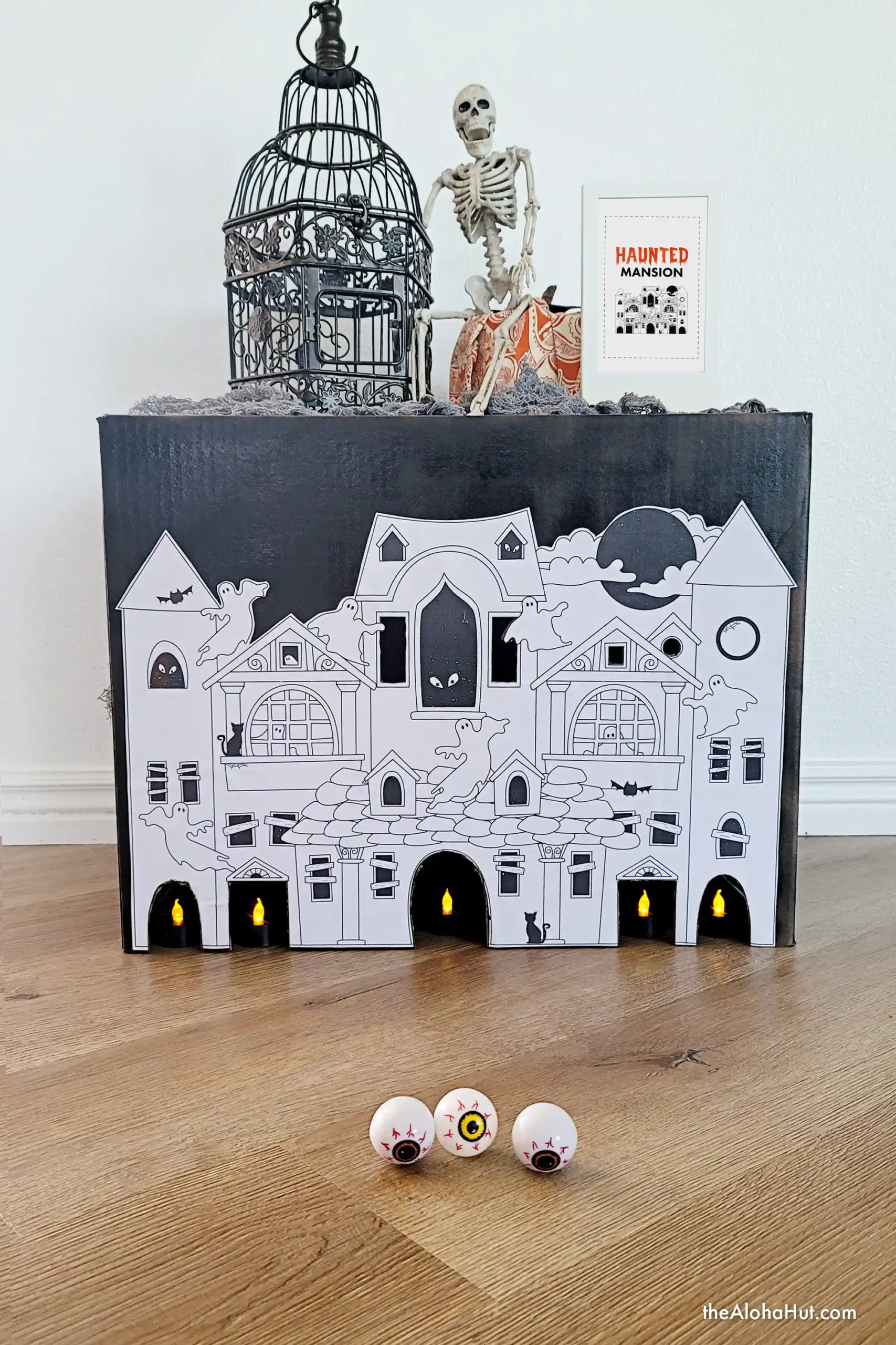 Haunted Mansion Halloween Party Game - Easy Classroom Halloween Party Ideas