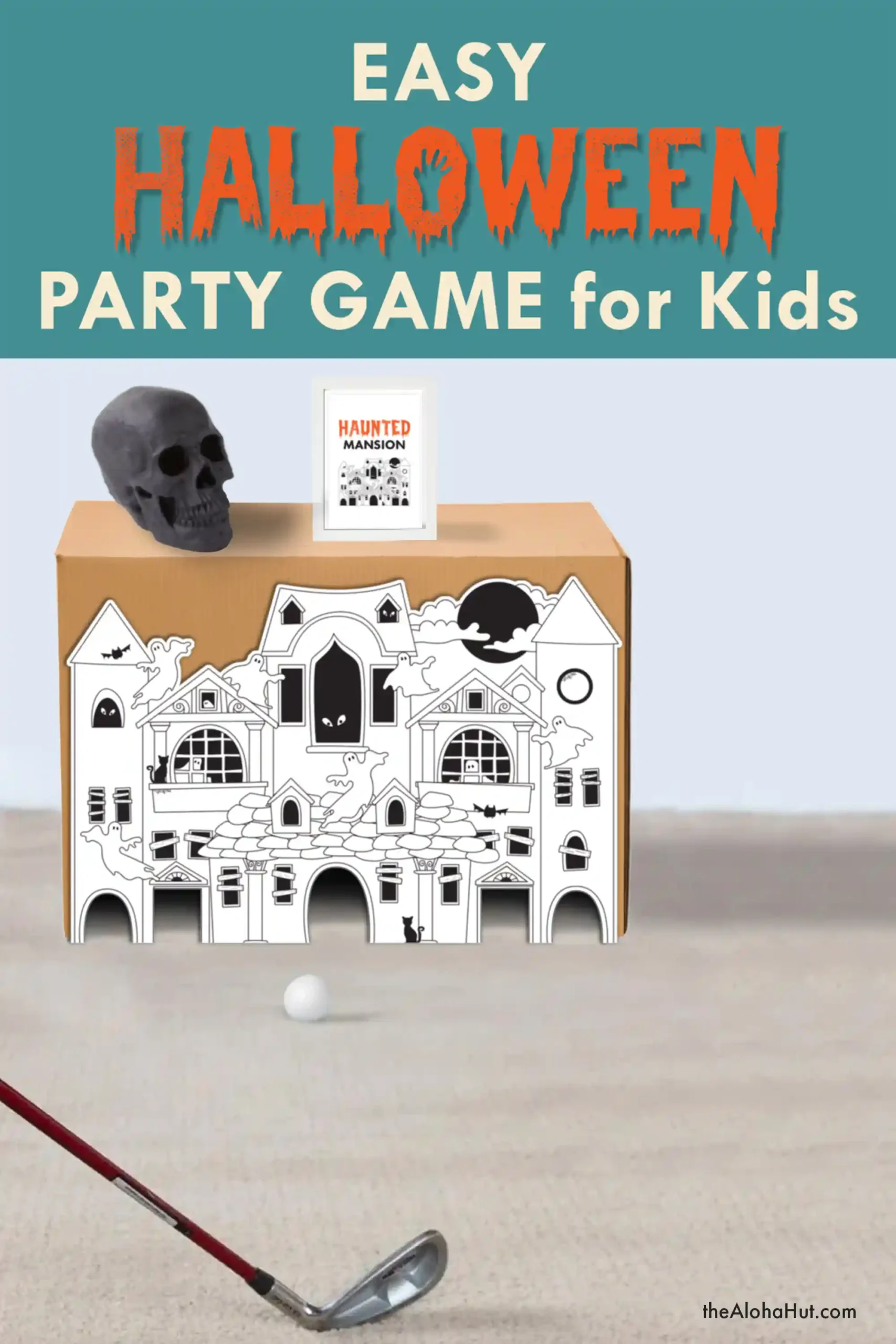 Haunted Mansion Halloween Party Game - Easy Classroom Halloween Party Ideas