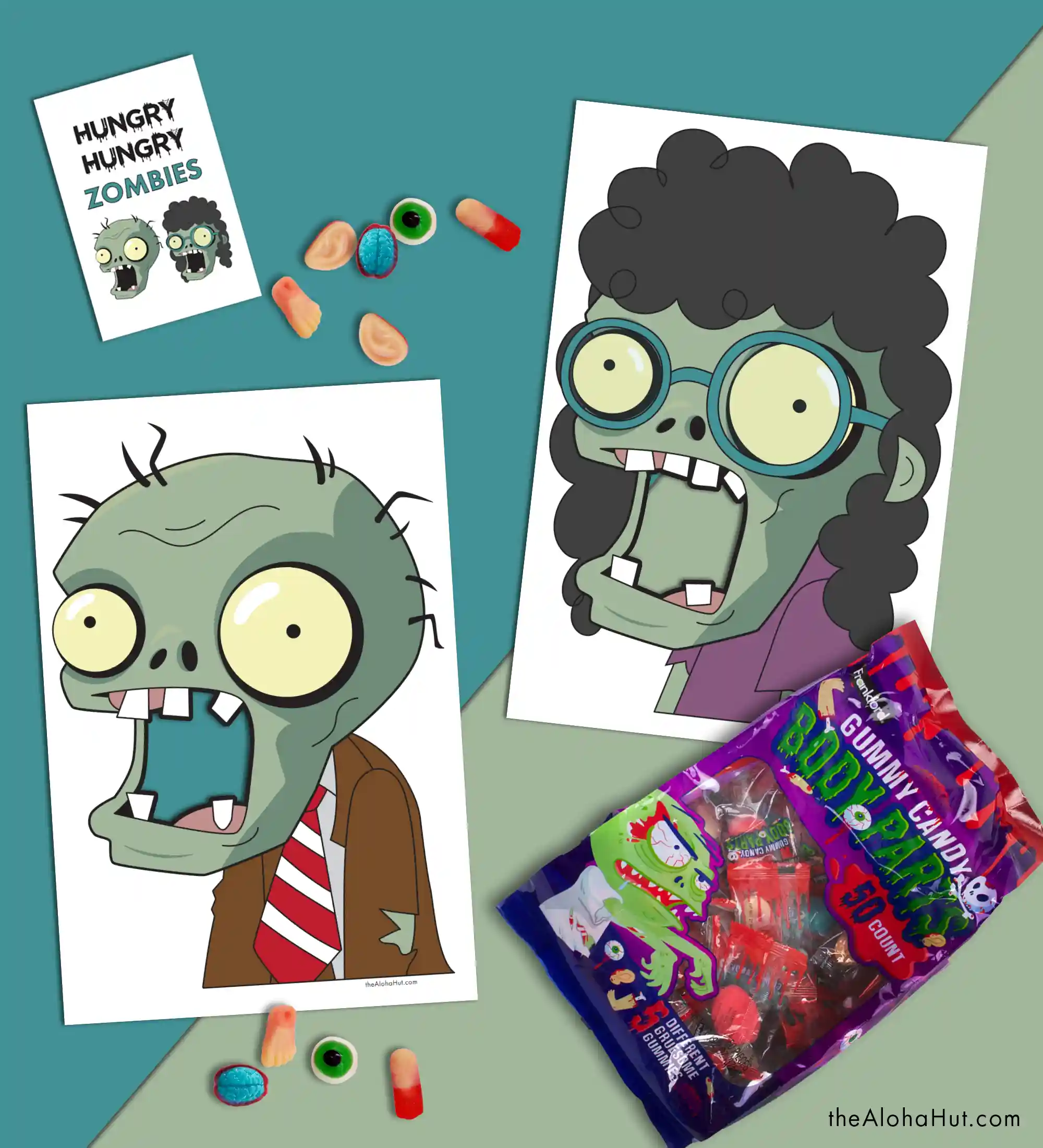 Plants vs Zombie Party Game - Halloween or Birthday Party