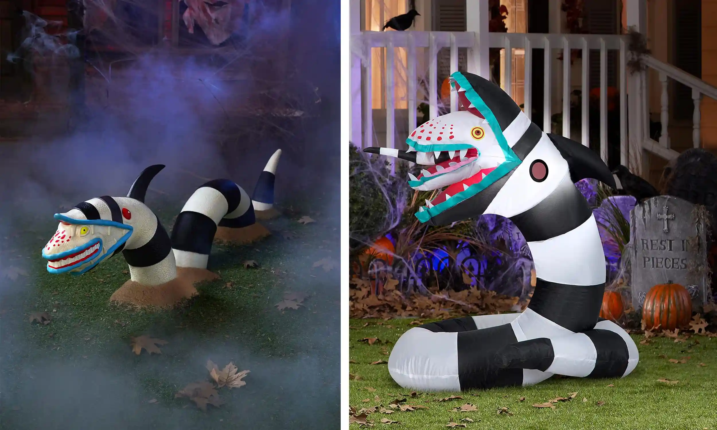 Beetlejuice Sandworm Halloween Yard Prop