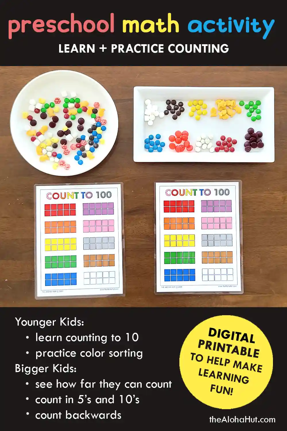 Preschool Math Activity - Count to 100