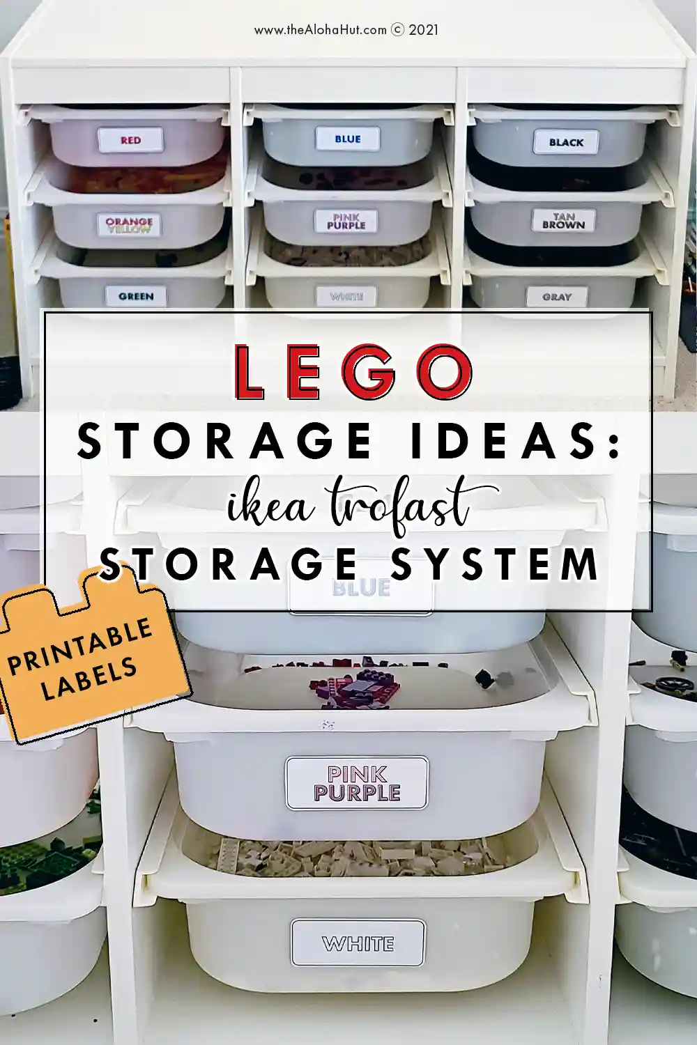 Lego Storage Ideas + DIY Lego Table