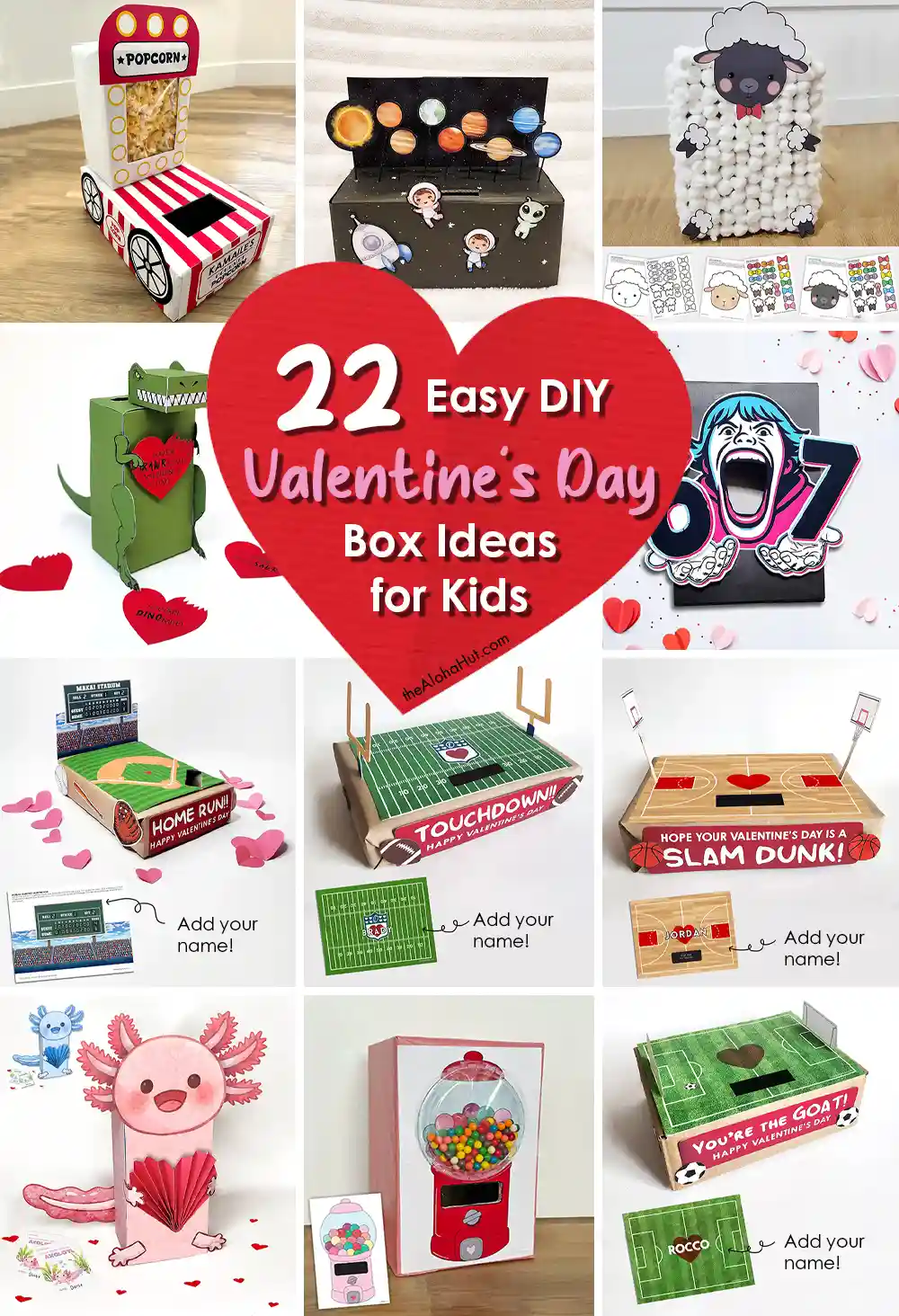 Easy DIY Valentines Day Boxes for Kids Classroom Parties